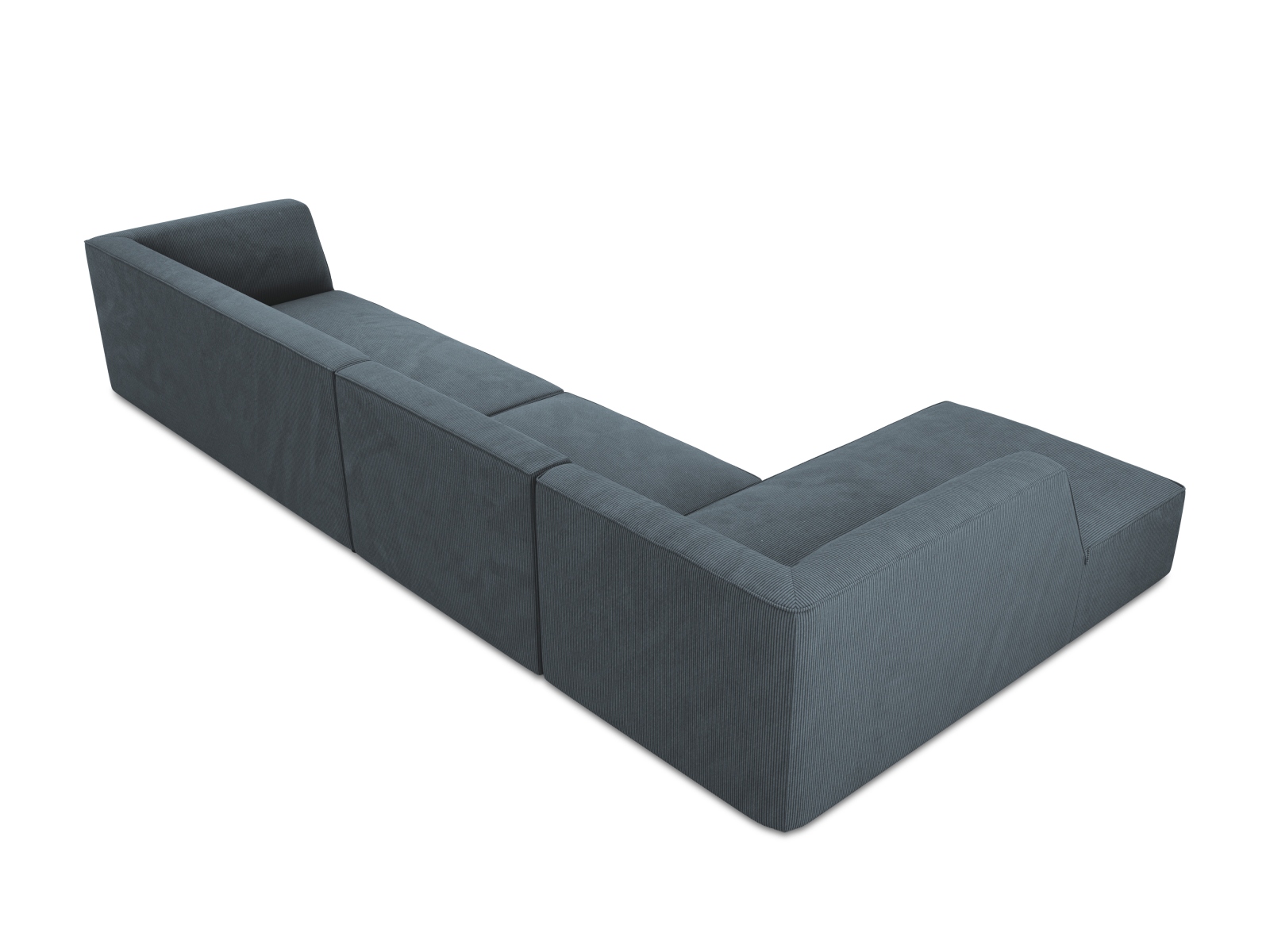 Modular Left Corner Sofa, "Ruby", 5 Seats, 366x180x69