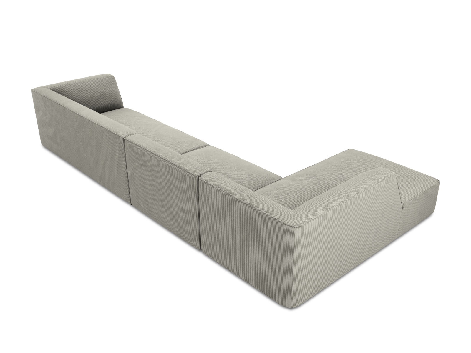Modular Left Corner Sofa, "Ruby", 5 Seats, 366x180x69