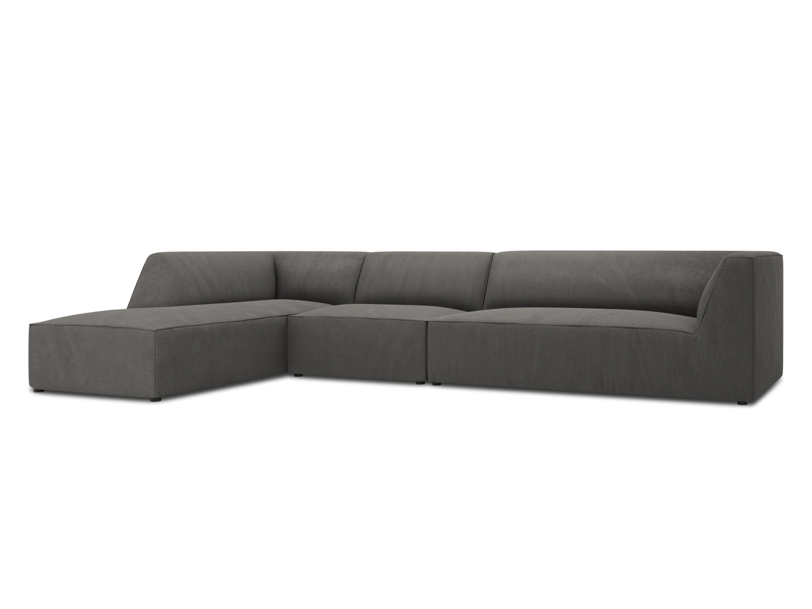 Modular Left Corner Sofa, "Ruby", 5 Seats, 366x180x69
