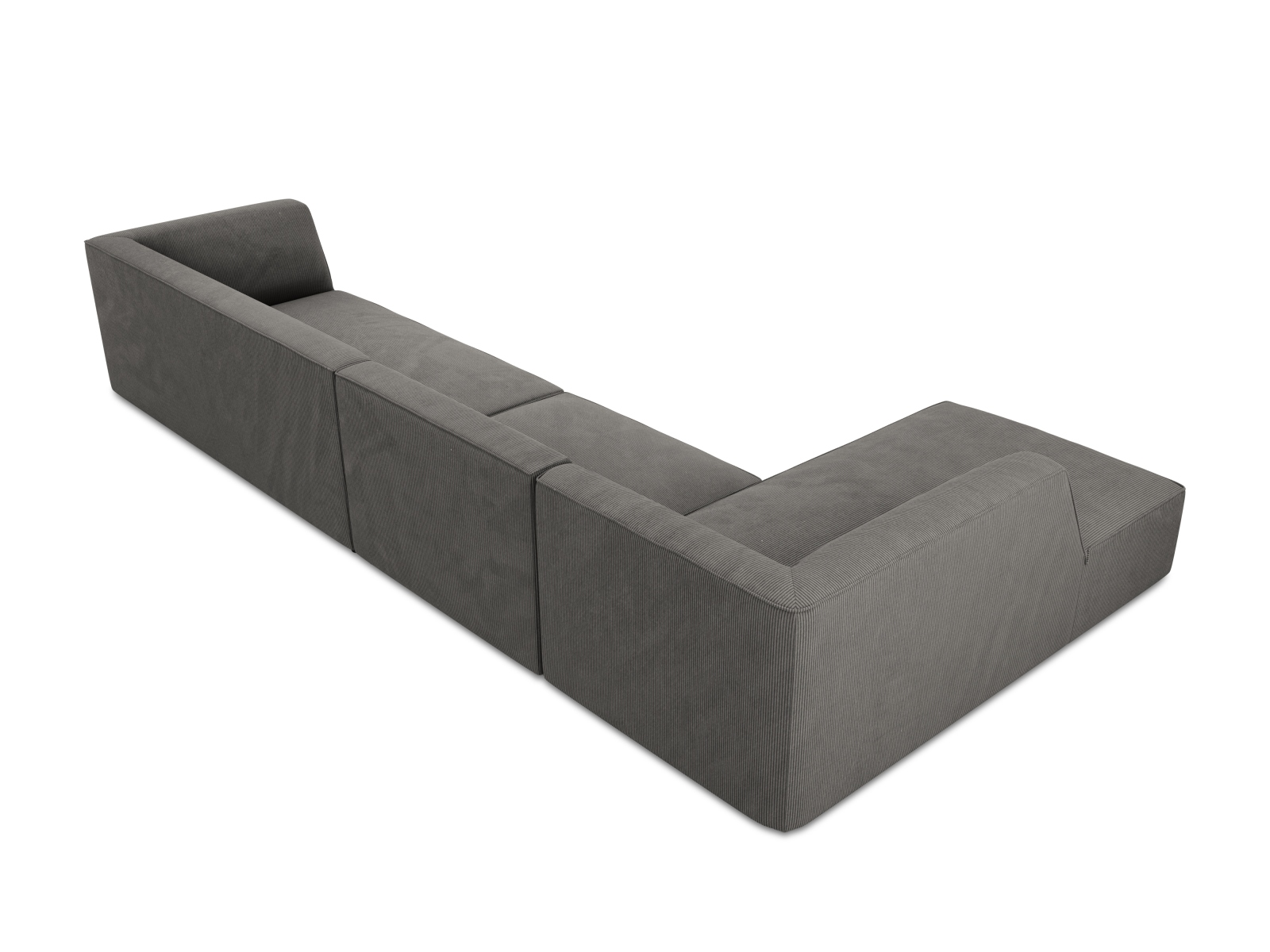 Modular Left Corner Sofa, "Ruby", 5 Seats, 366x180x69