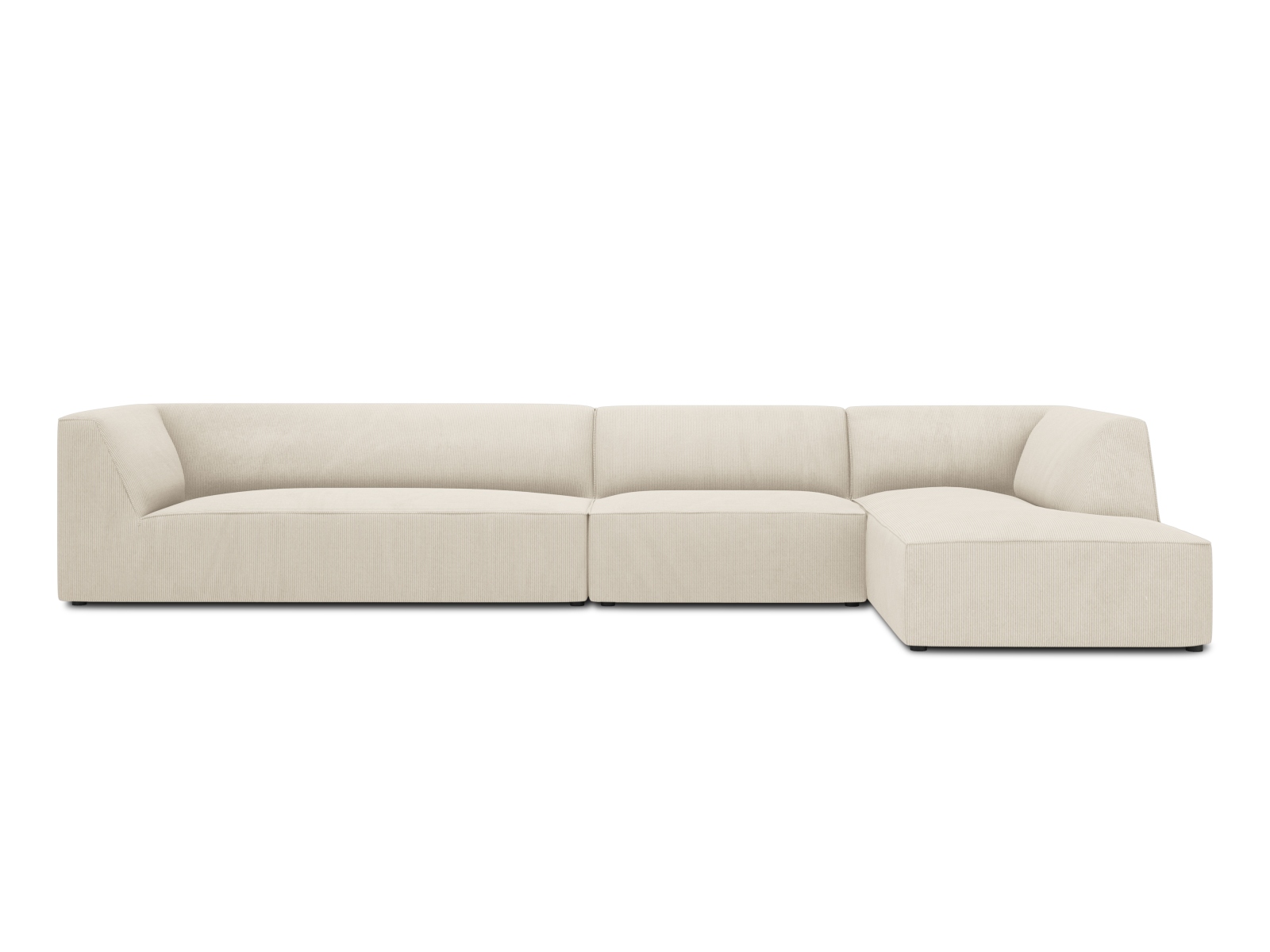 Modular Right Corner Sofa, "Ruby", 5 Seats, 366x180x69