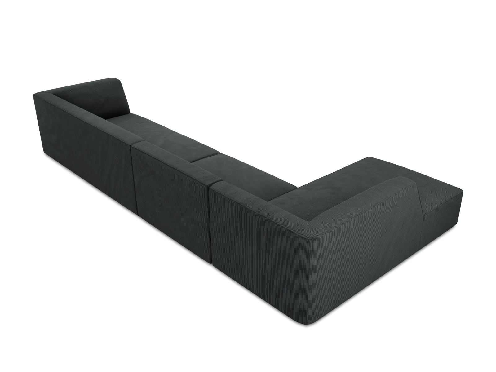 Modular Left Corner Sofa, "Ruby", 5 Seats, 366x180x69