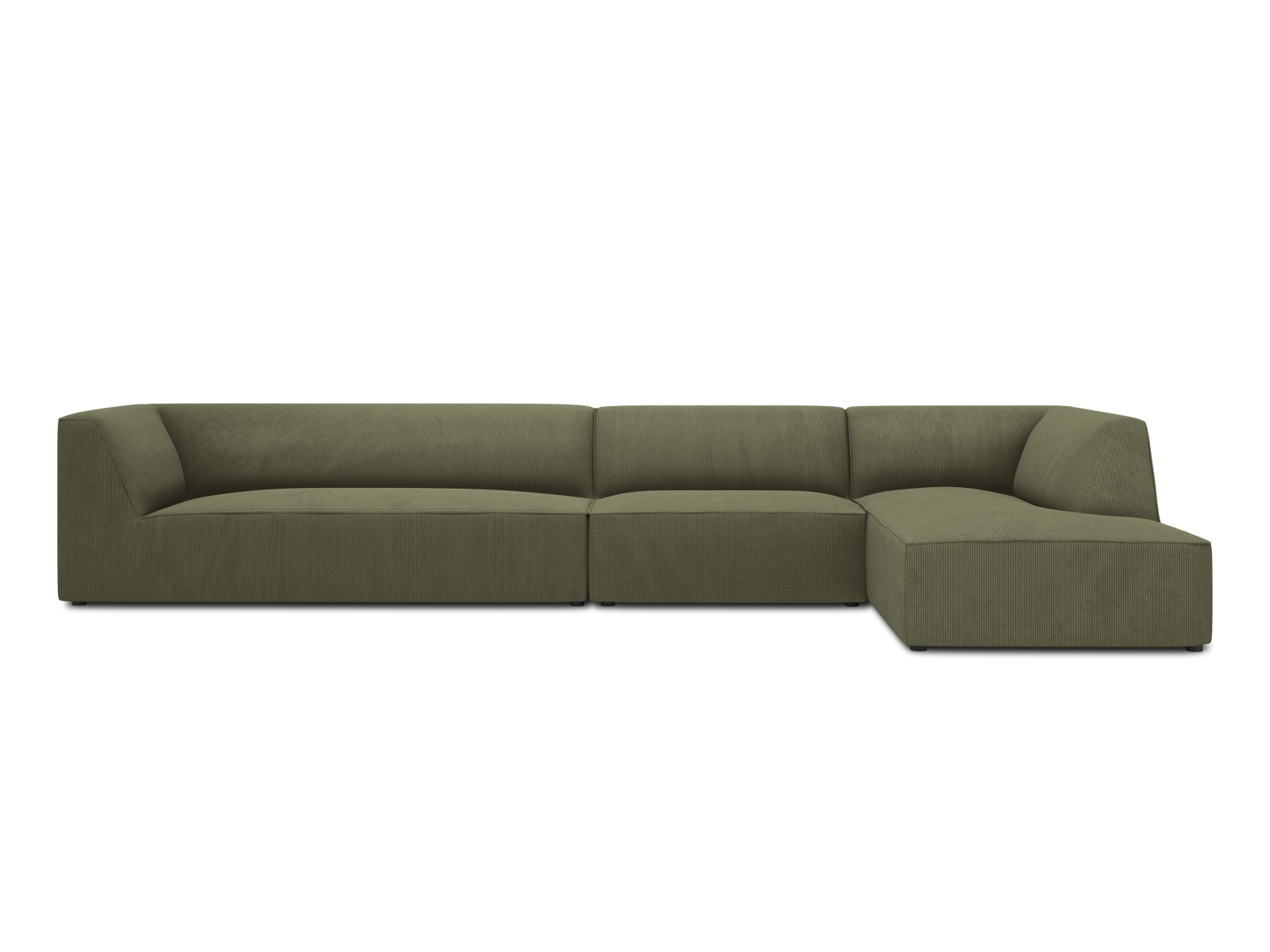 Modular Right Corner Sofa, "Ruby", 5 Seats, 366x180x69