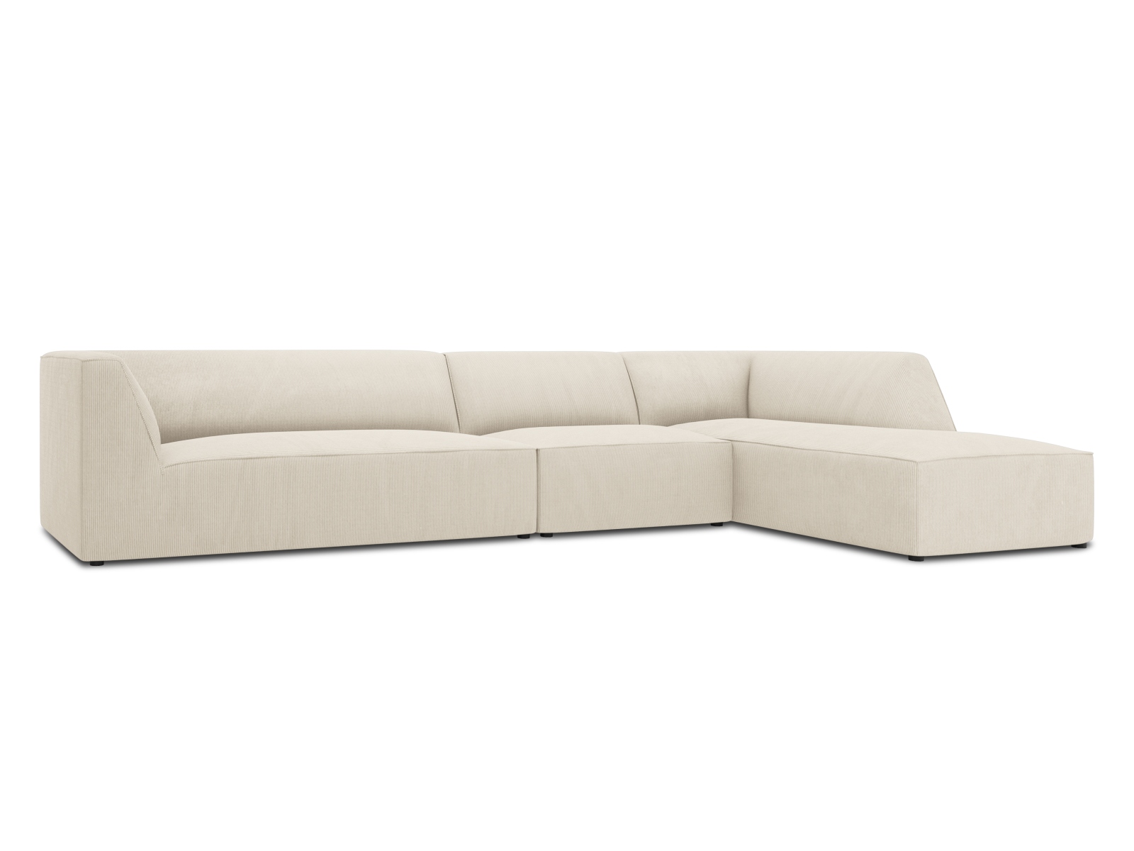 Modular Right Corner Sofa, "Ruby", 5 Seats, 366x180x69