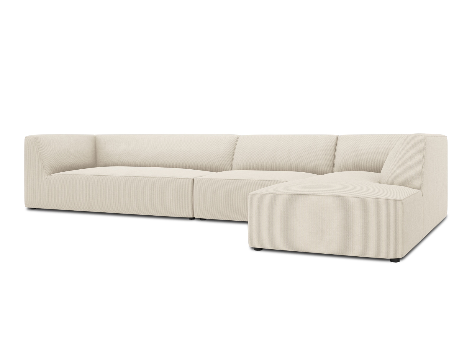 Modular Right Corner Sofa, "Ruby", 5 Seats, 366x180x69