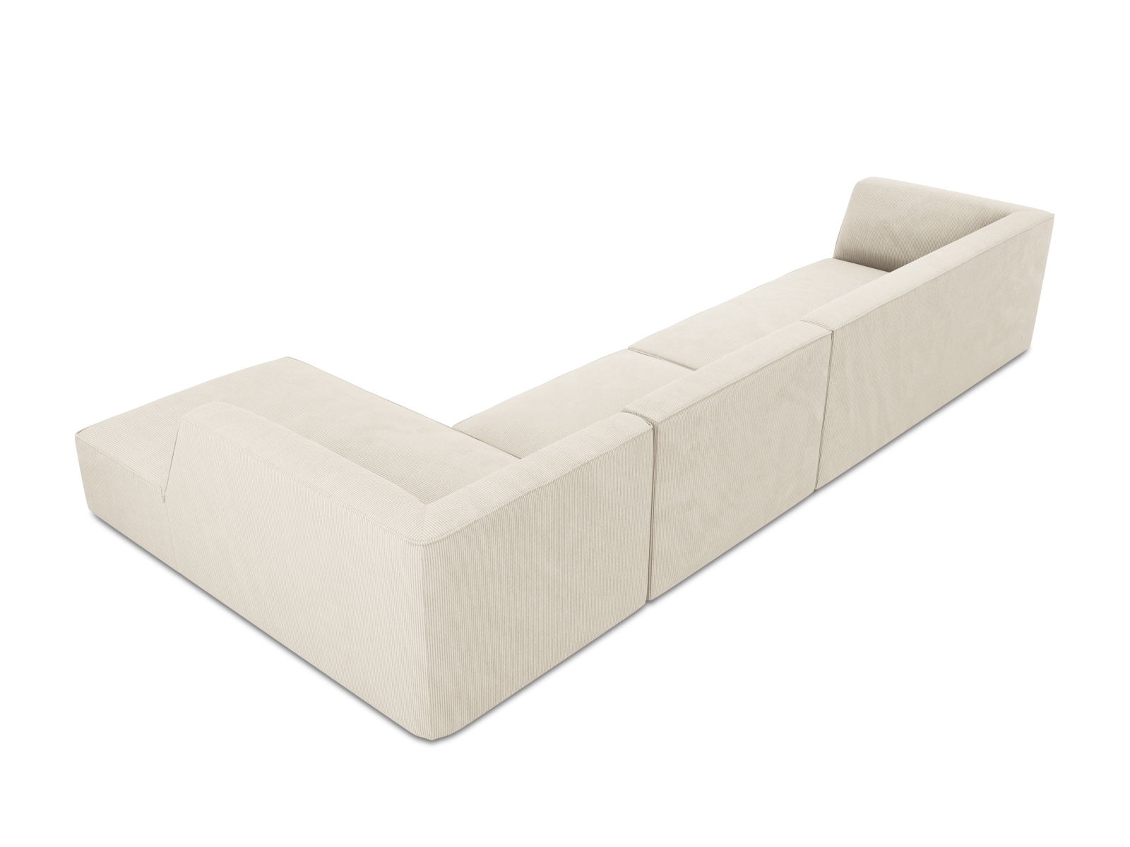 Modular Right Corner Sofa, "Ruby", 5 Seats, 366x180x69