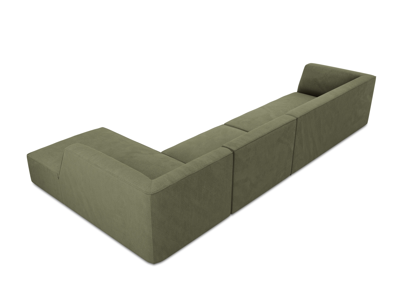 Modular Right Corner Sofa, "Ruby", 5 Seats, 366x180x69