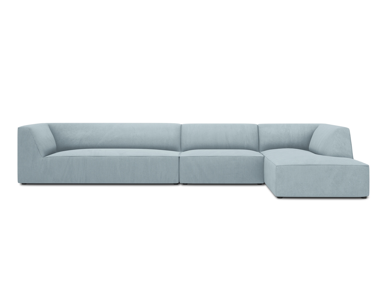 Modular Right Corner Sofa, "Ruby", 5 Seats, 366x180x69