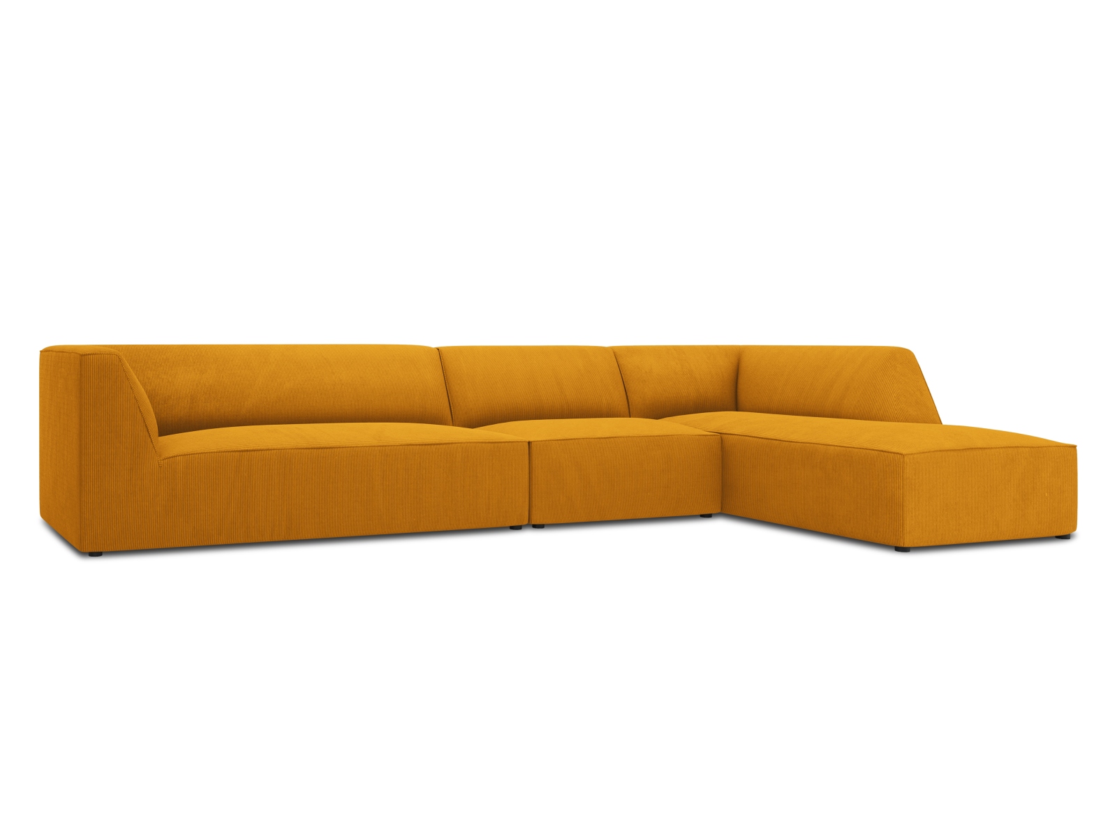 Modular Right Corner Sofa, "Ruby", 5 Seats, 366x180x69