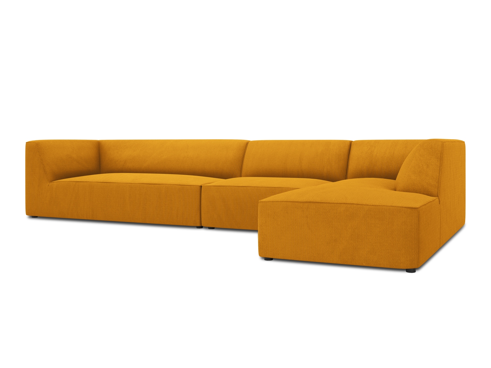 Modular Right Corner Sofa, "Ruby", 5 Seats, 366x180x69