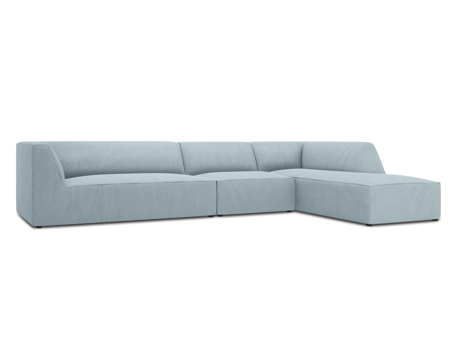 Modular Right Corner Sofa, "Ruby", 5 Seats, 366x180x69