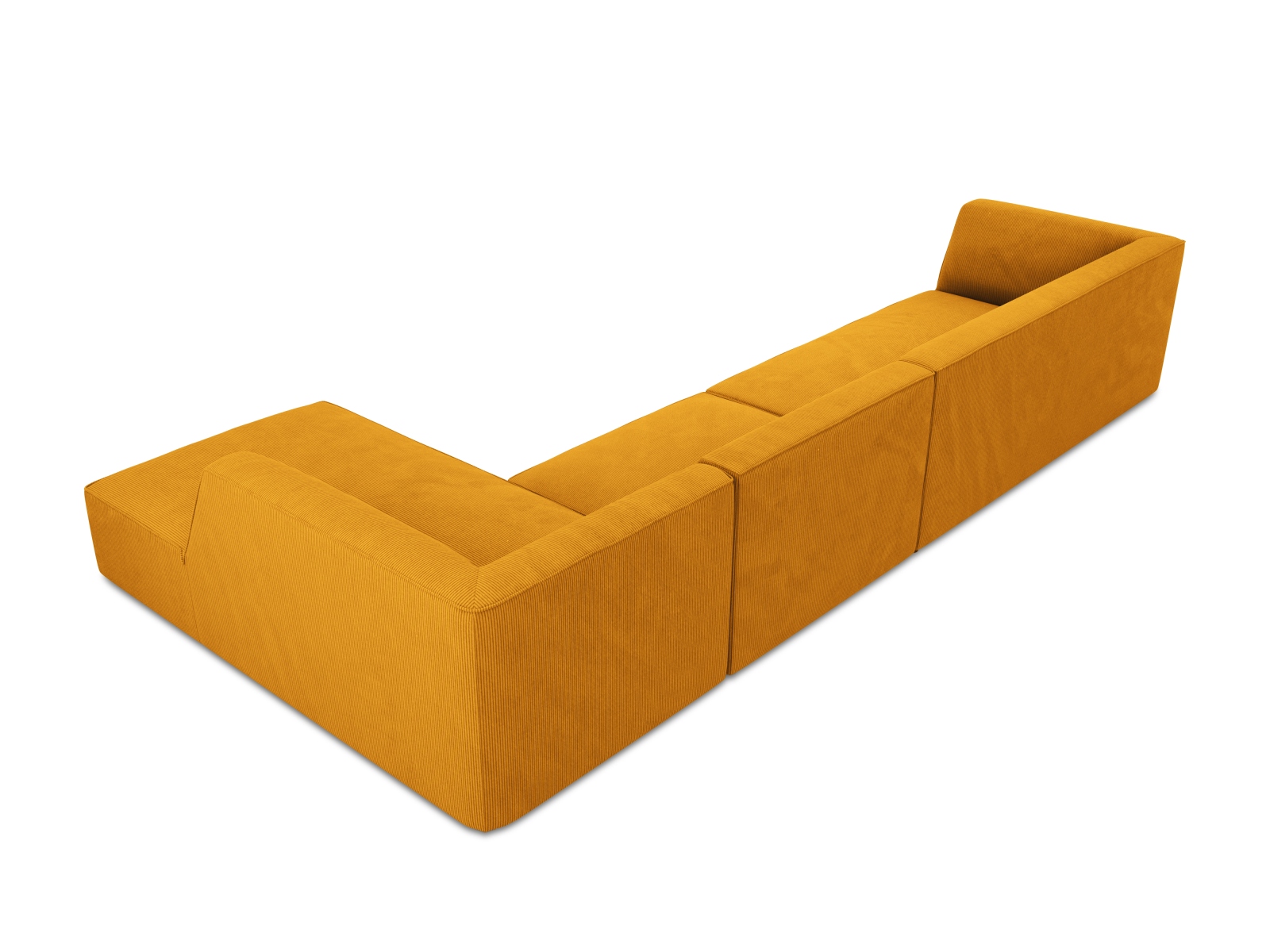 Modular Right Corner Sofa, "Ruby", 5 Seats, 366x180x69