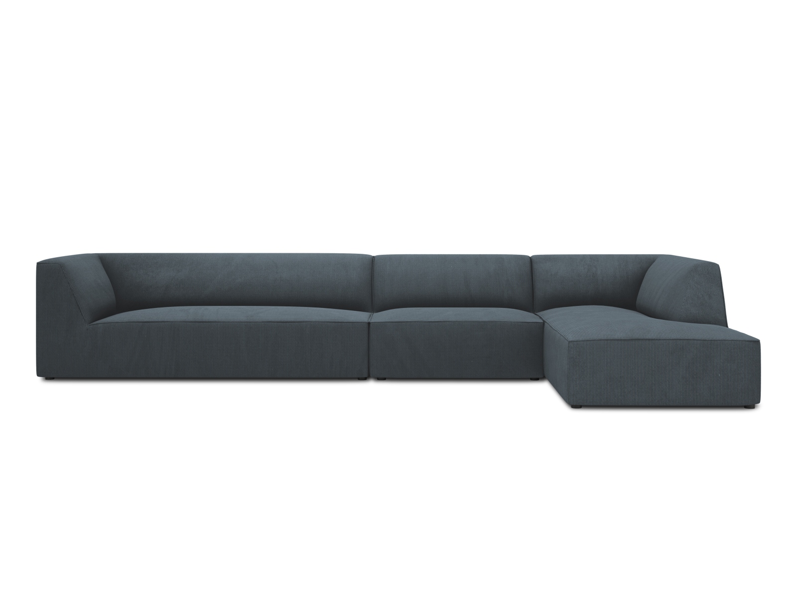Modular Right Corner Sofa, "Ruby", 5 Seats, 366x180x69