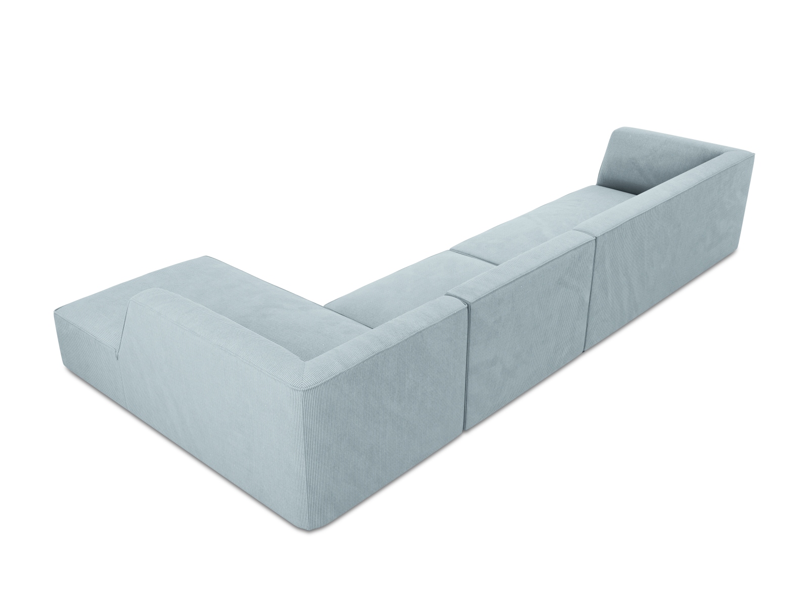 Modular Right Corner Sofa, "Ruby", 5 Seats, 366x180x69