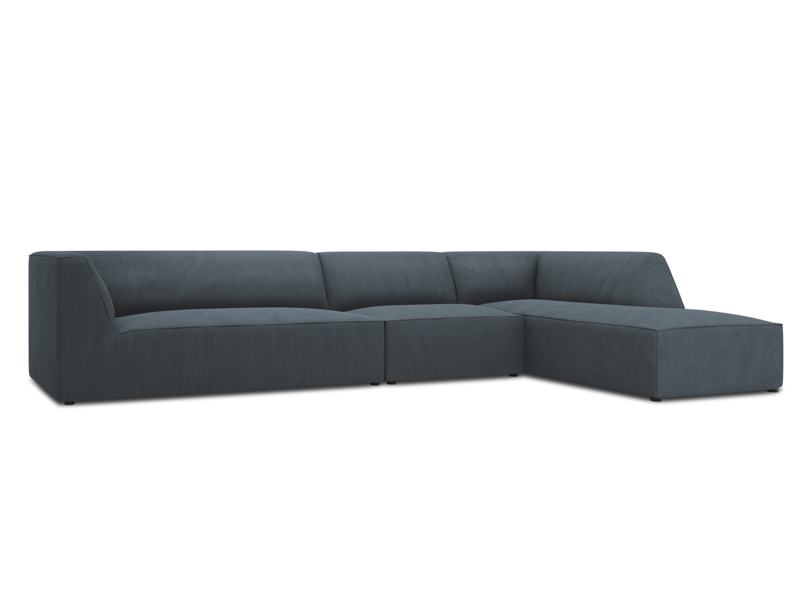 Modular Right Corner Sofa, "Ruby", 5 Seats, 366x180x69