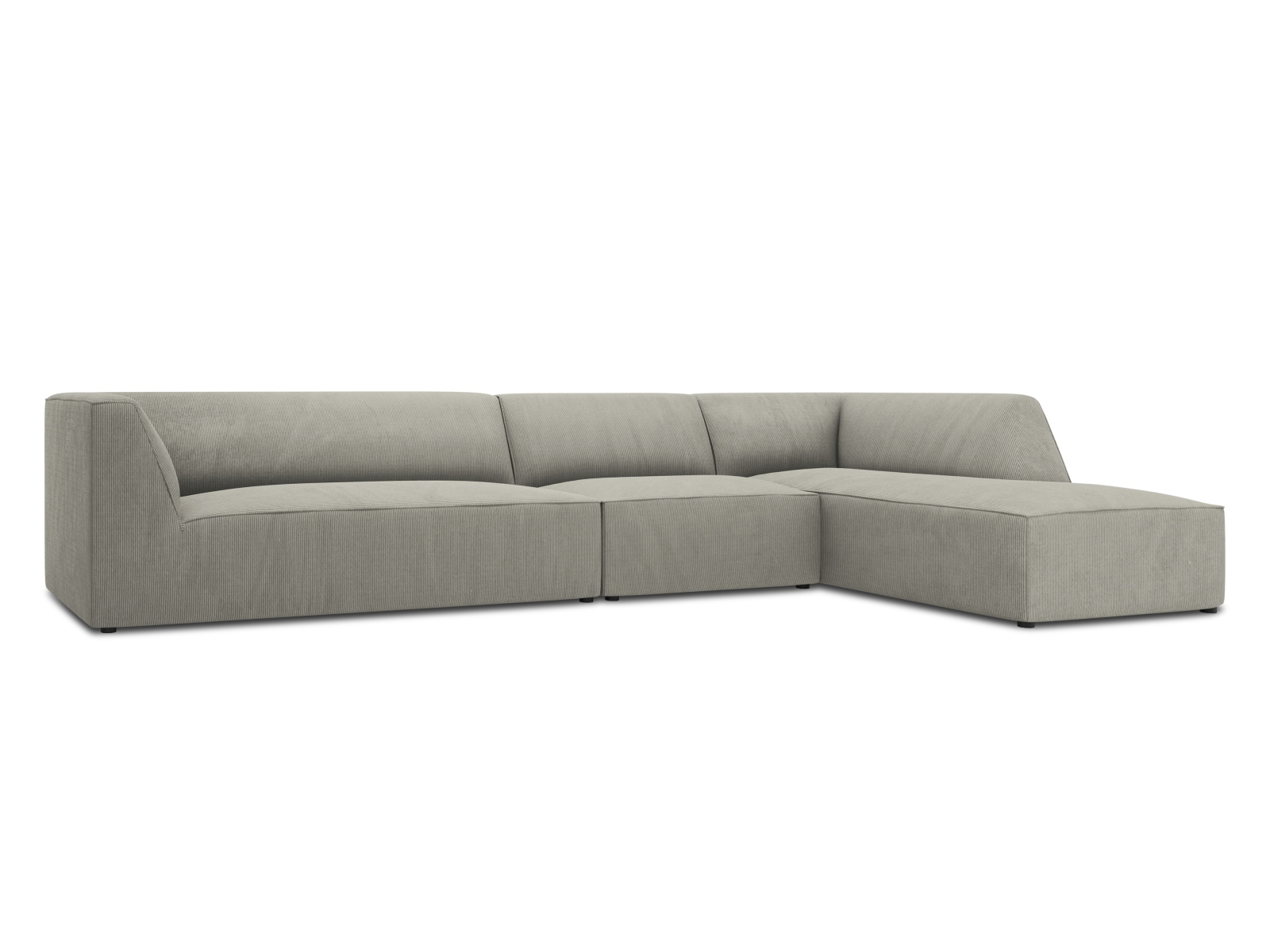 Modular Right Corner Sofa, "Ruby", 5 Seats, 366x180x69