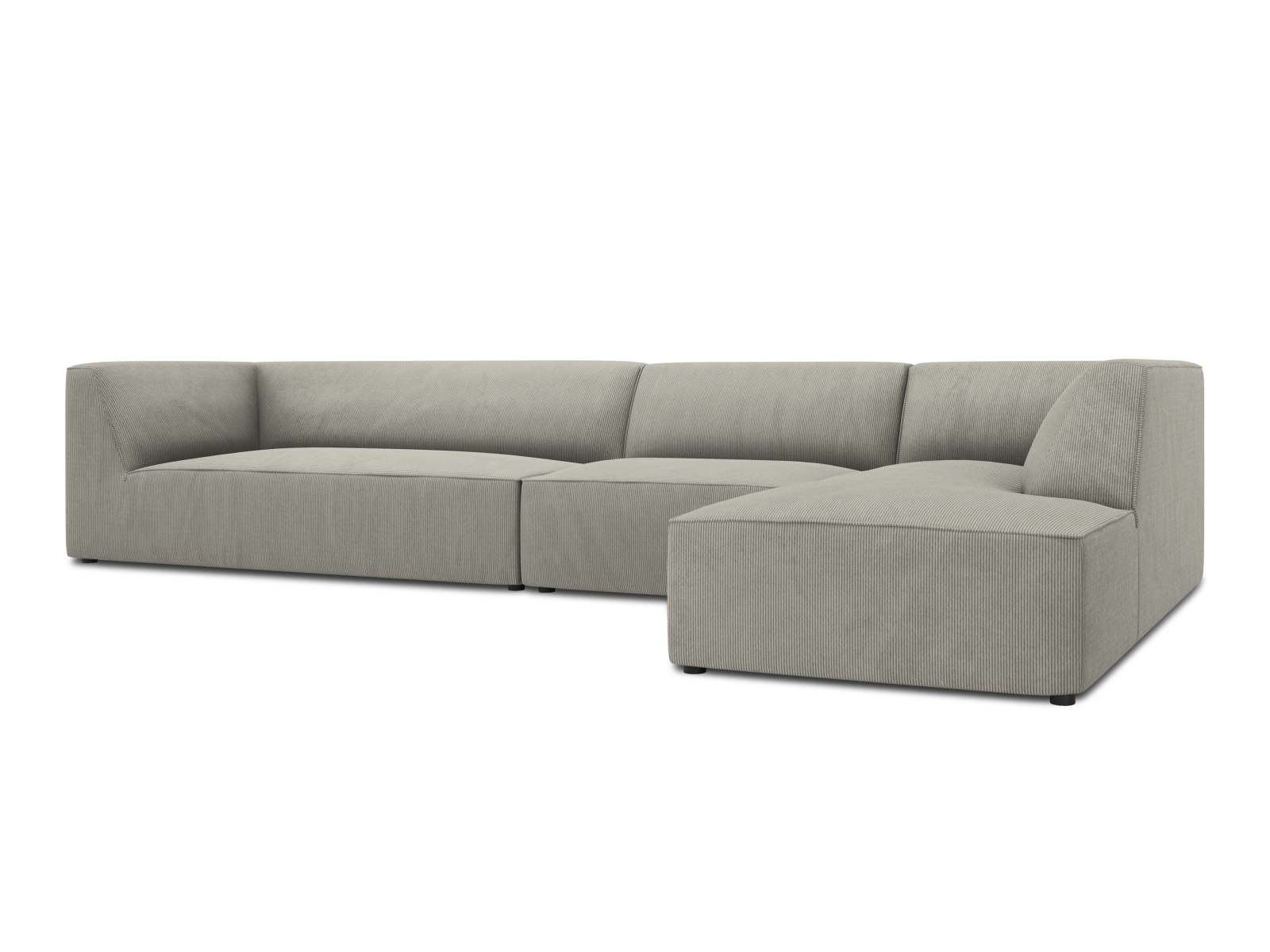 Modular Right Corner Sofa, "Ruby", 5 Seats, 366x180x69