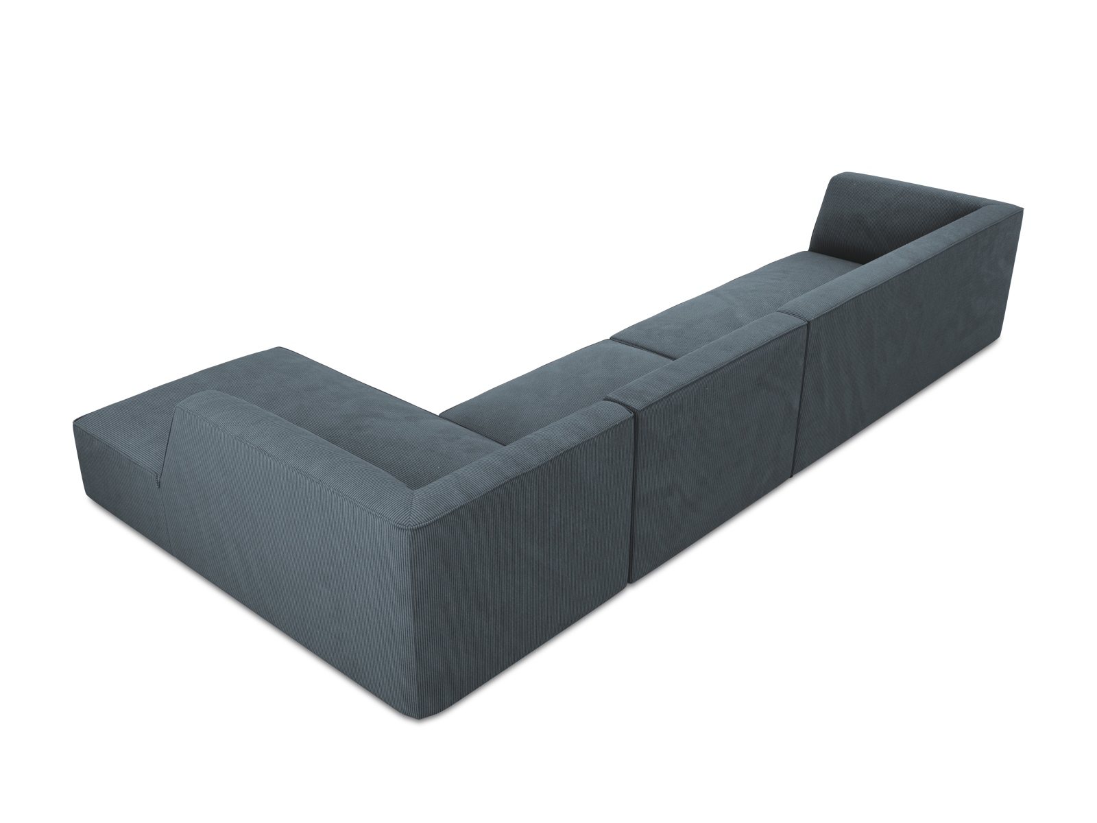 Modular Right Corner Sofa, "Ruby", 5 Seats, 366x180x69