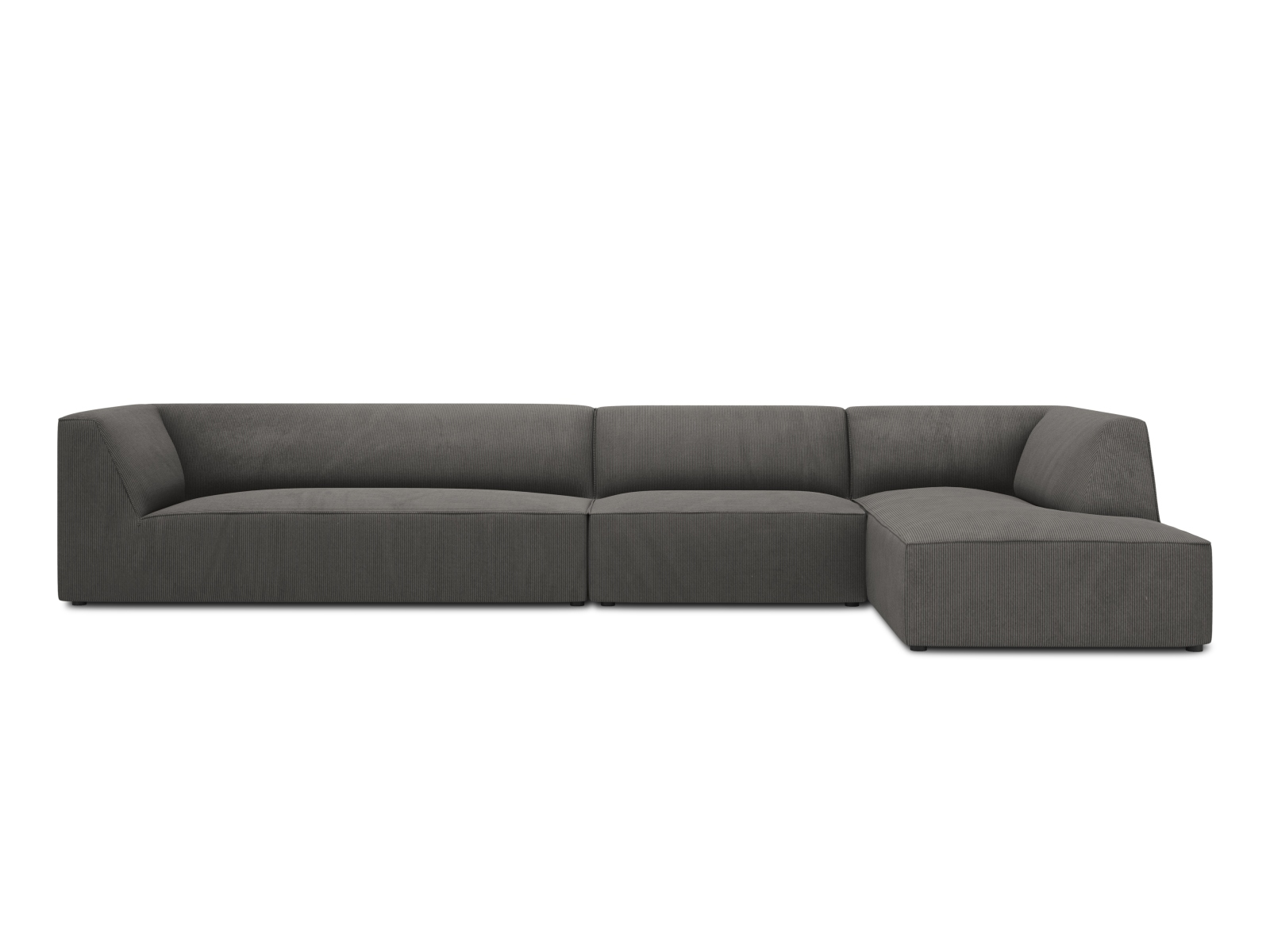 Modular Right Corner Sofa, "Ruby", 5 Seats, 366x180x69