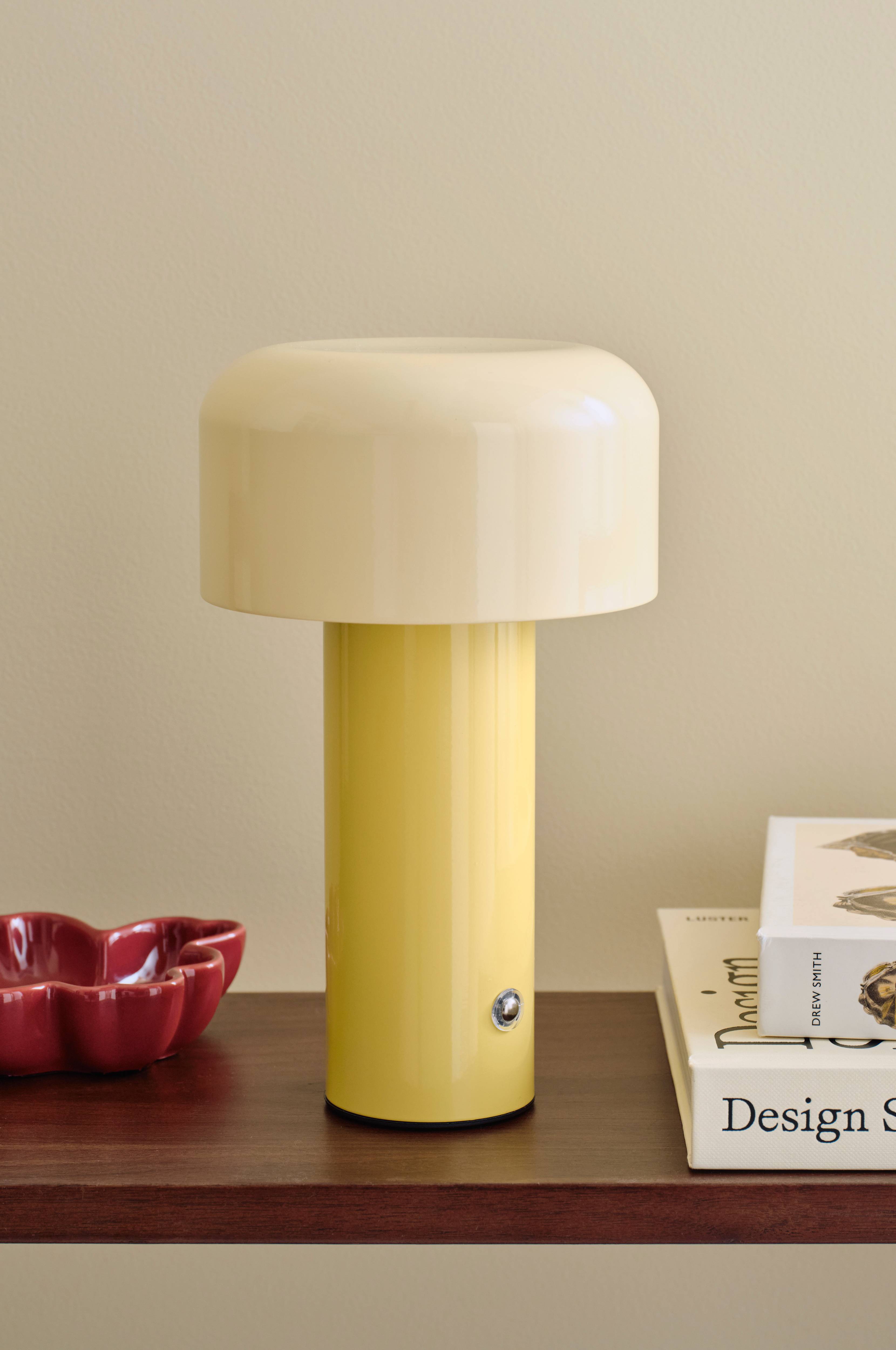 Oppladbar bordlampe Mush