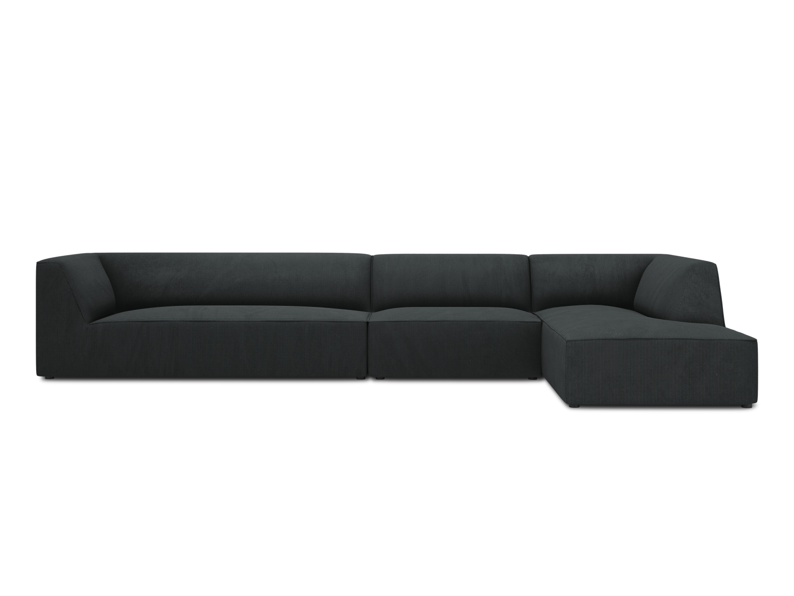 Modular Right Corner Sofa, "Ruby", 5 Seats, 366x180x69