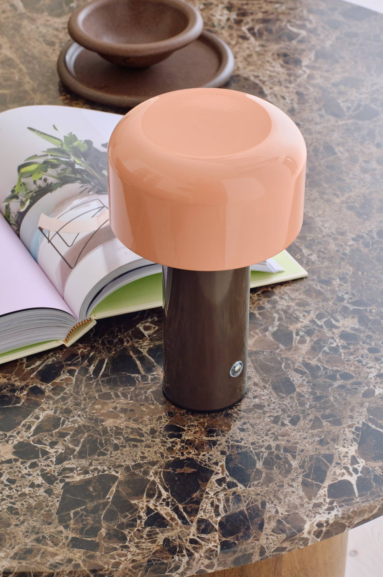 Oppladbar bordlampe Mush