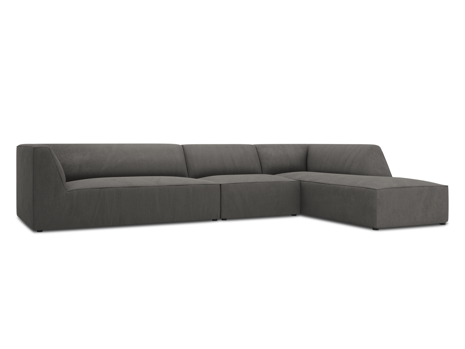 Modular Right Corner Sofa, "Ruby", 5 Seats, 366x180x69