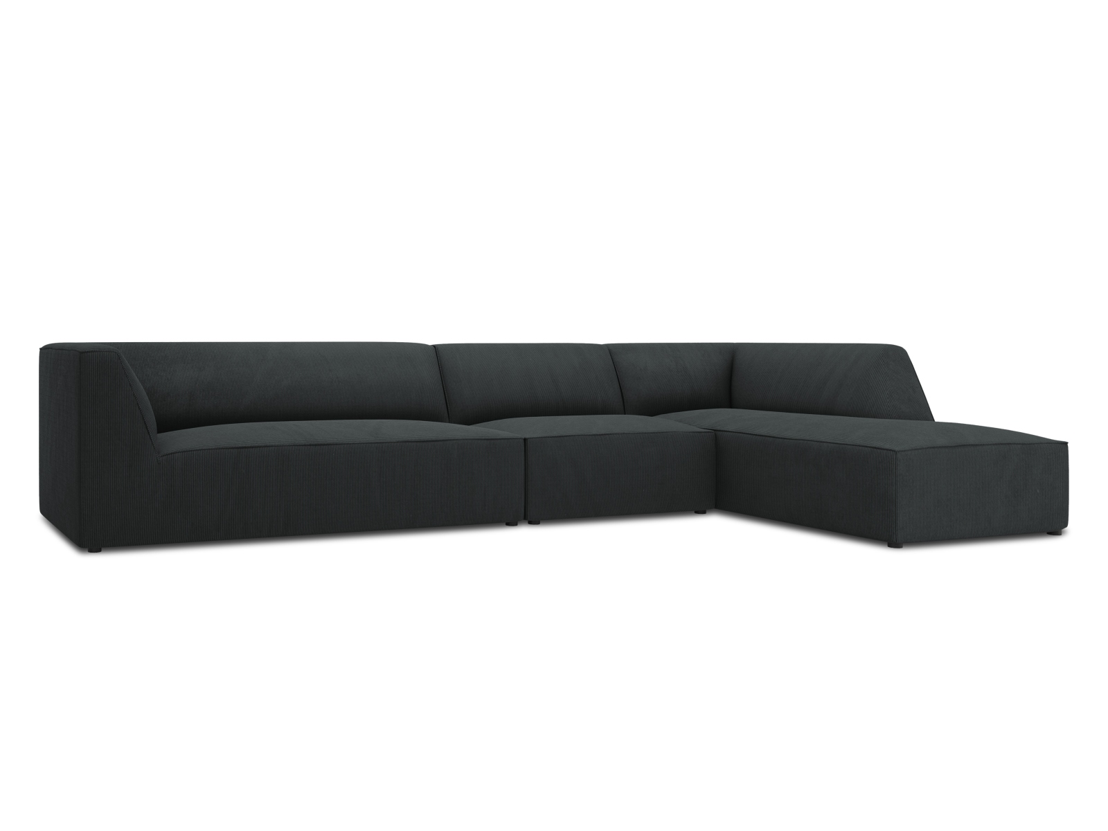 Modular Right Corner Sofa, "Ruby", 5 Seats, 366x180x69