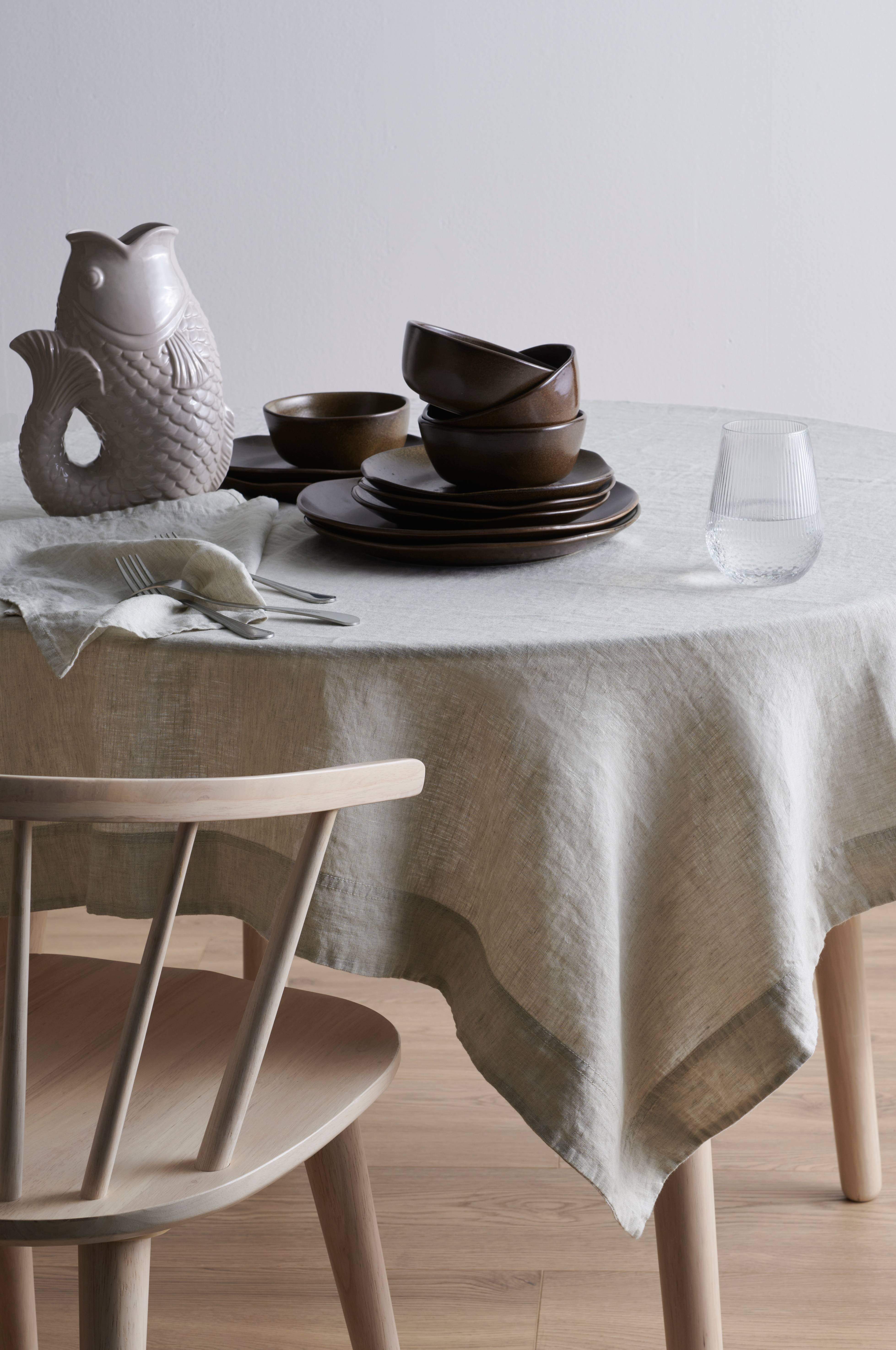 Duk Malva i 100% lin 140x140 cm
