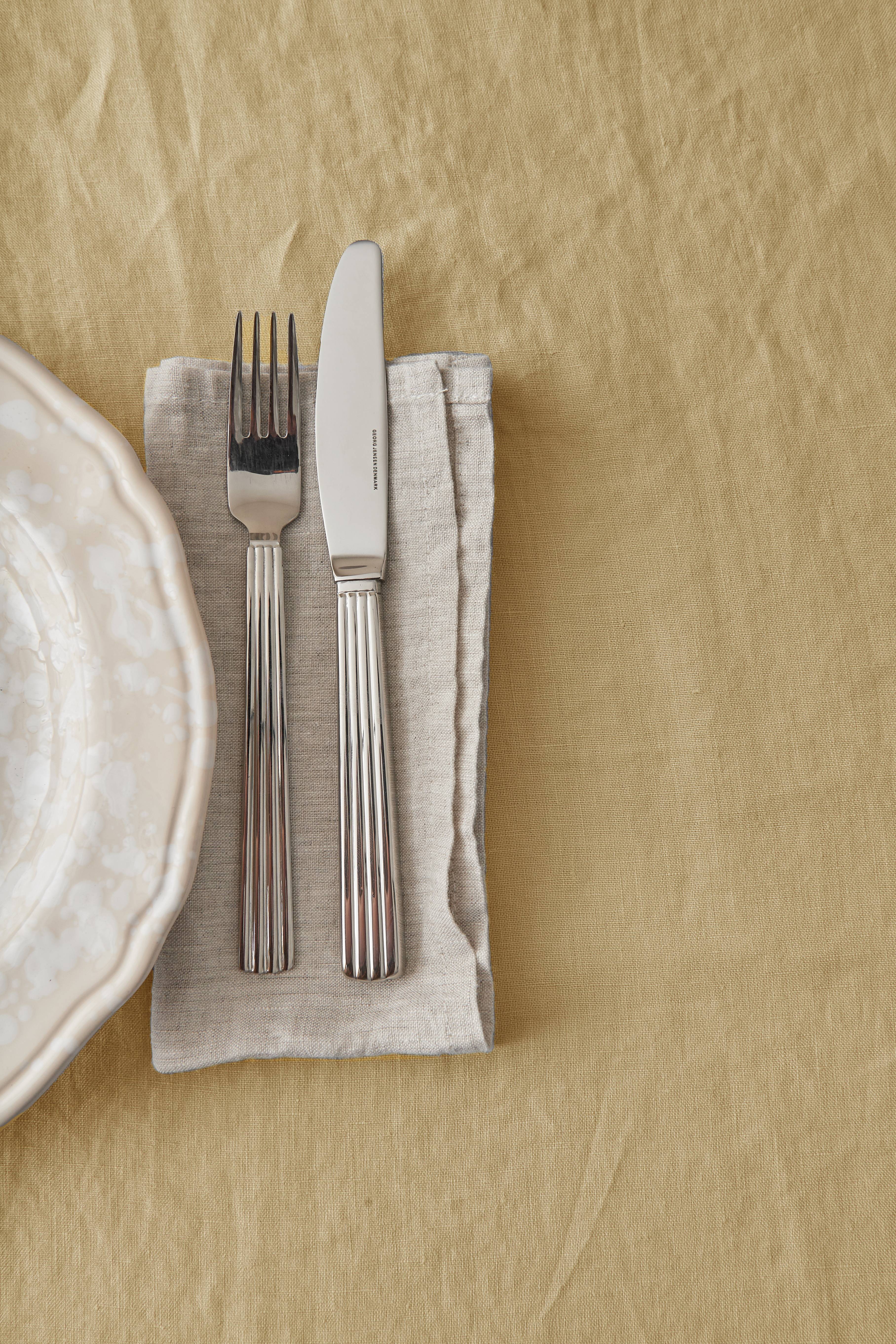 Duk Malva i 100% lin 140x140 cm