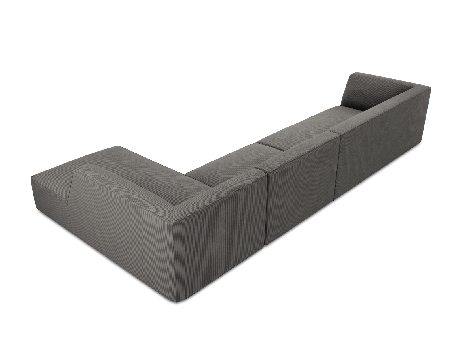 Modular Right Corner Sofa, "Ruby", 5 Seats, 366x180x69