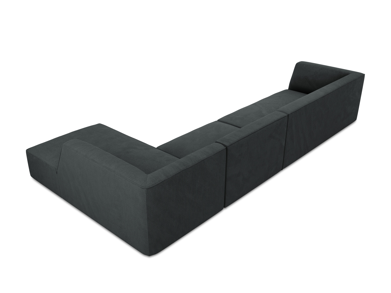 Modular Right Corner Sofa, "Ruby", 5 Seats, 366x180x69