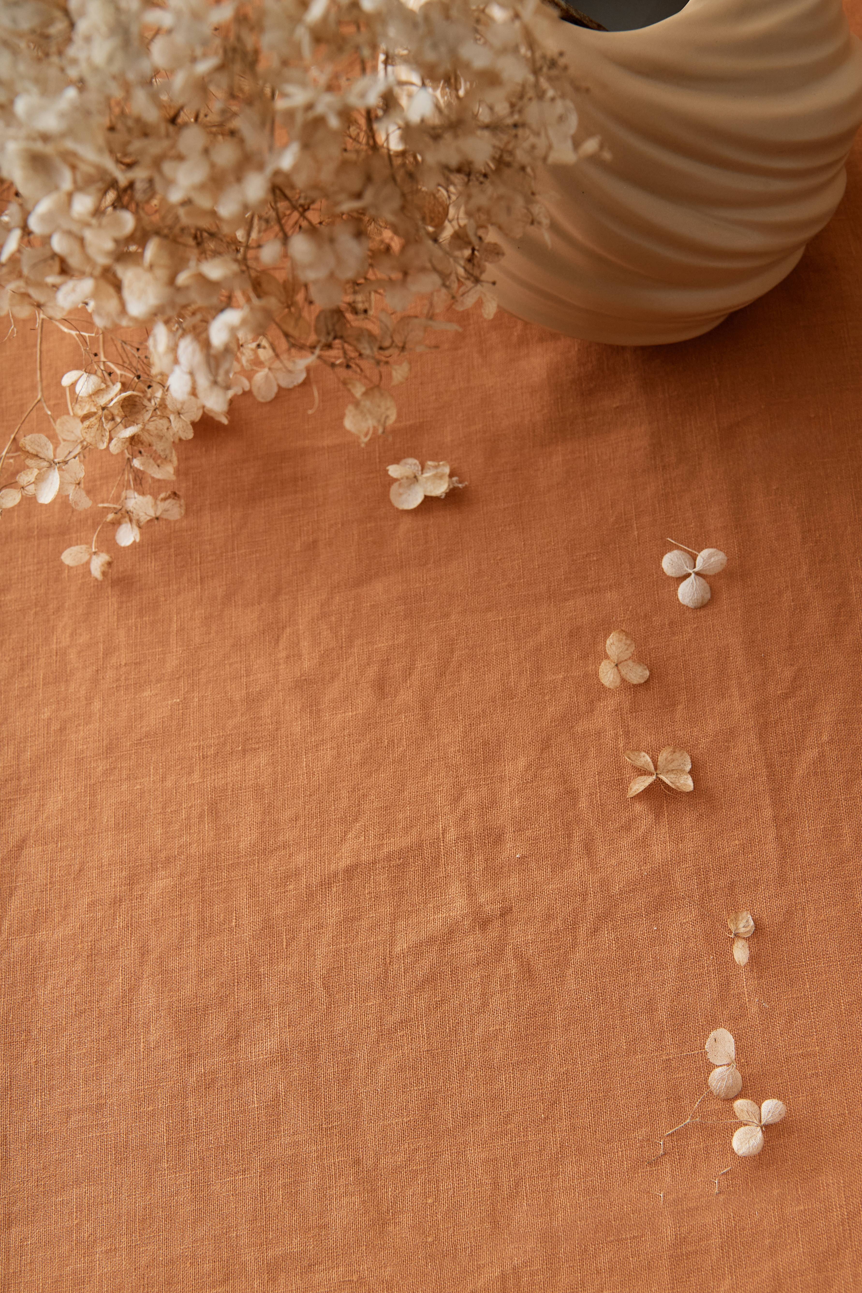 Duk Malva i 100% lin 140x140 cm