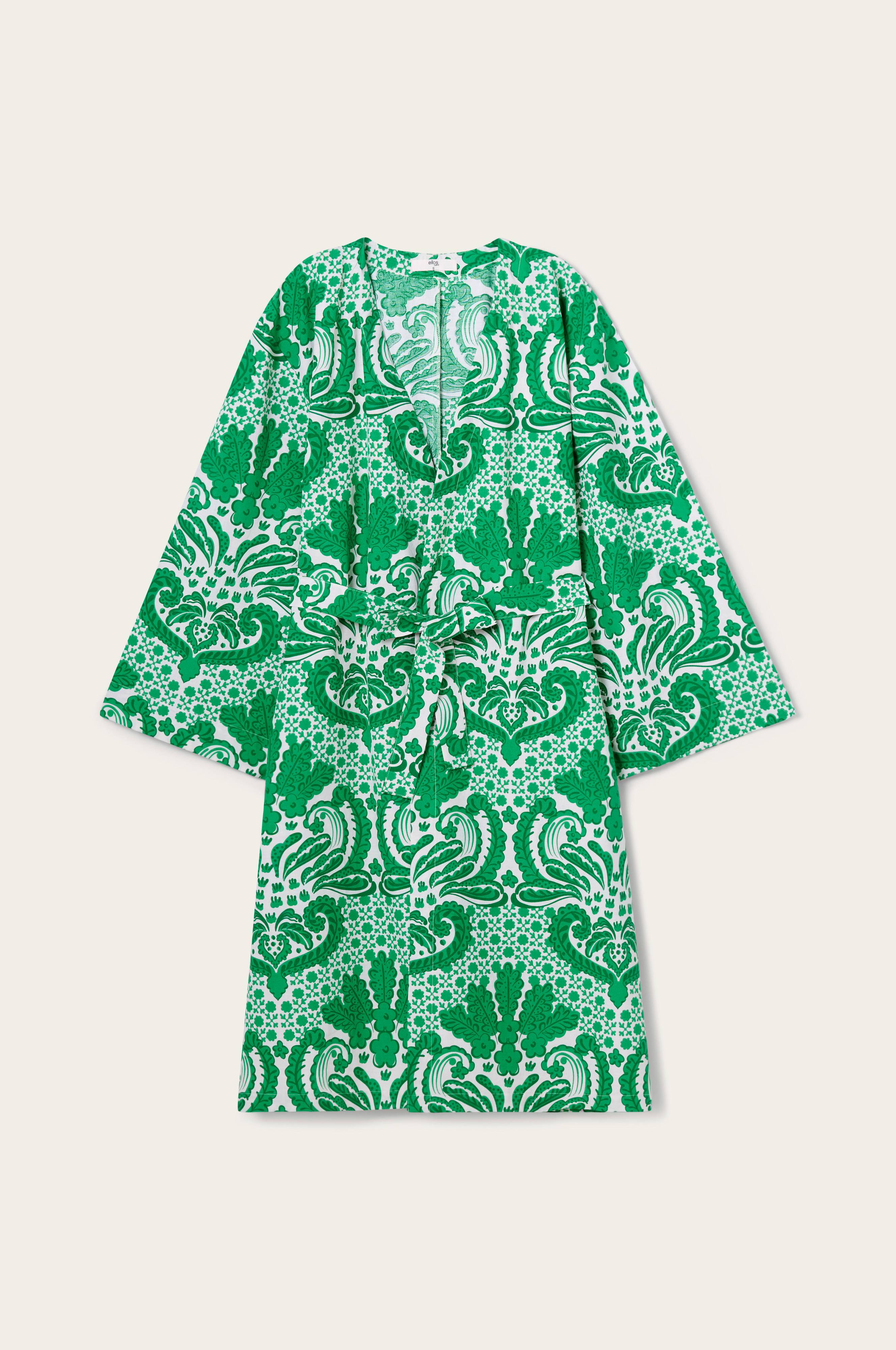 Kimono Juliett Medallion i vasket bomull