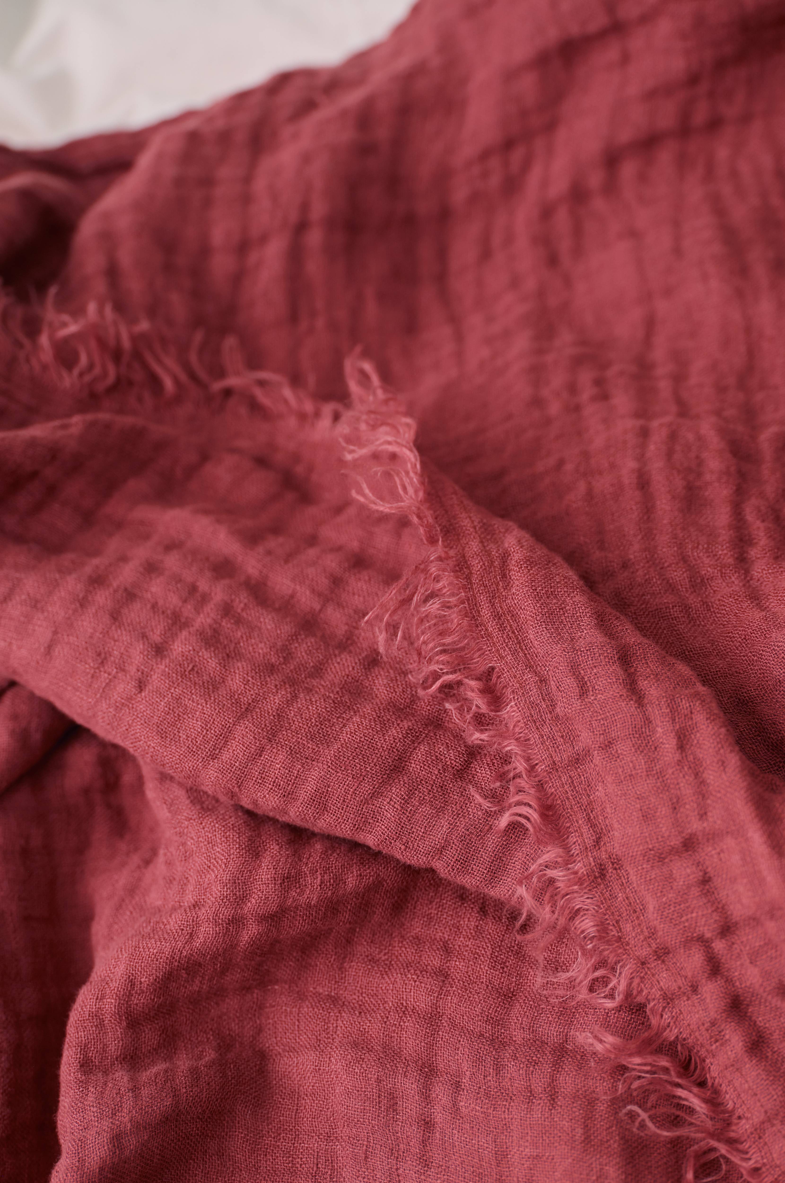 Sengeteppe / pledd Candice Muslin