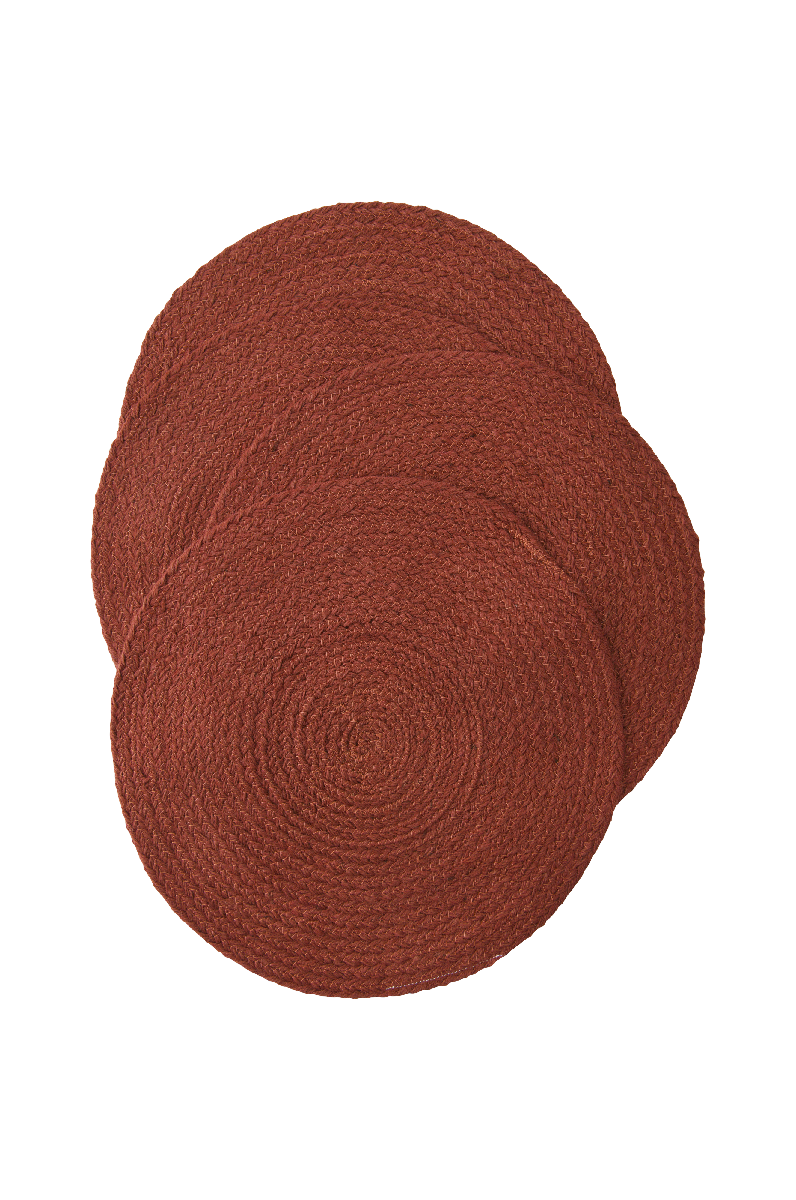 Bordbrikke Ria i jute, 4-pk