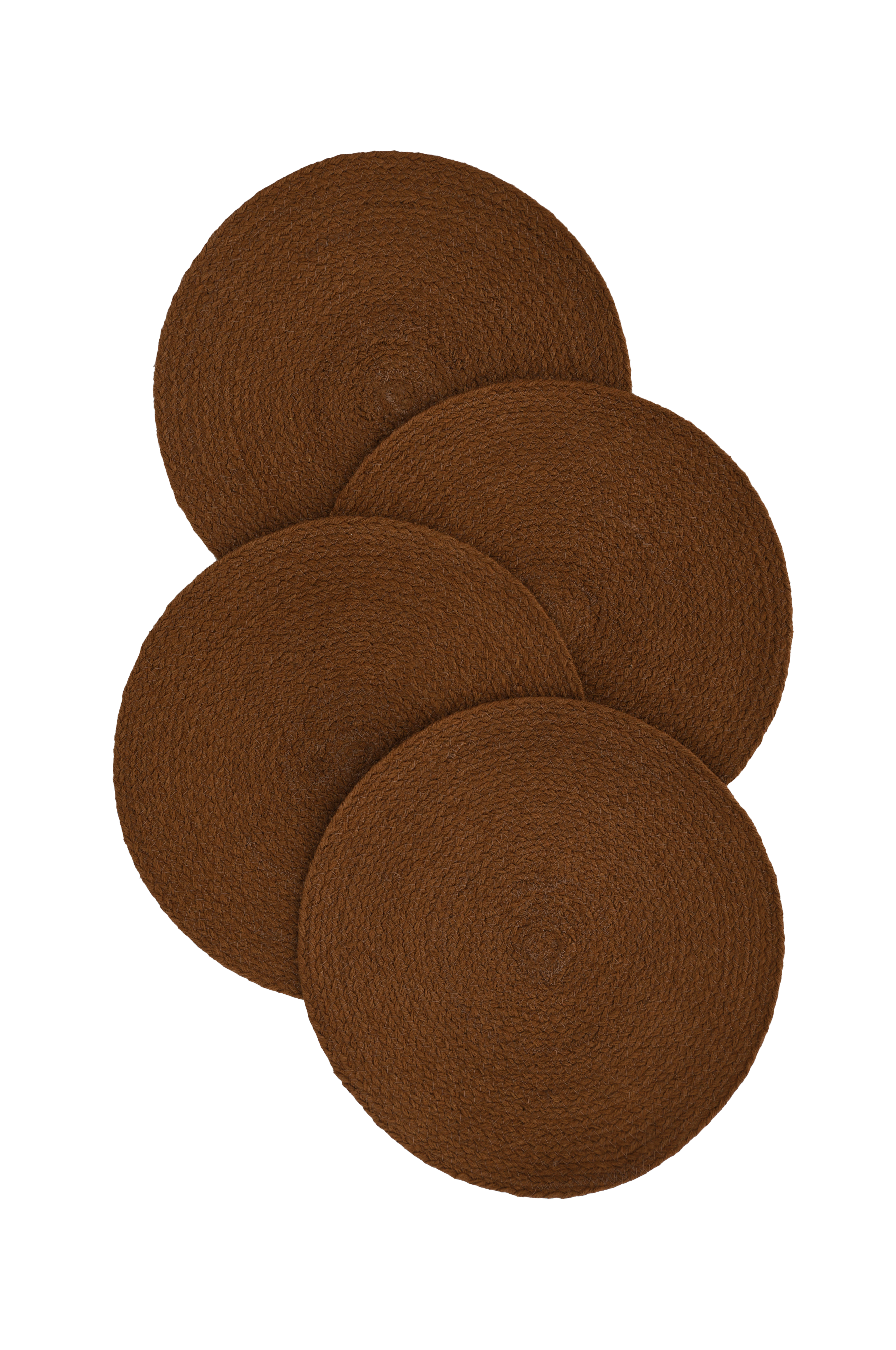 Bordbrikke Ria i jute, 4-pk