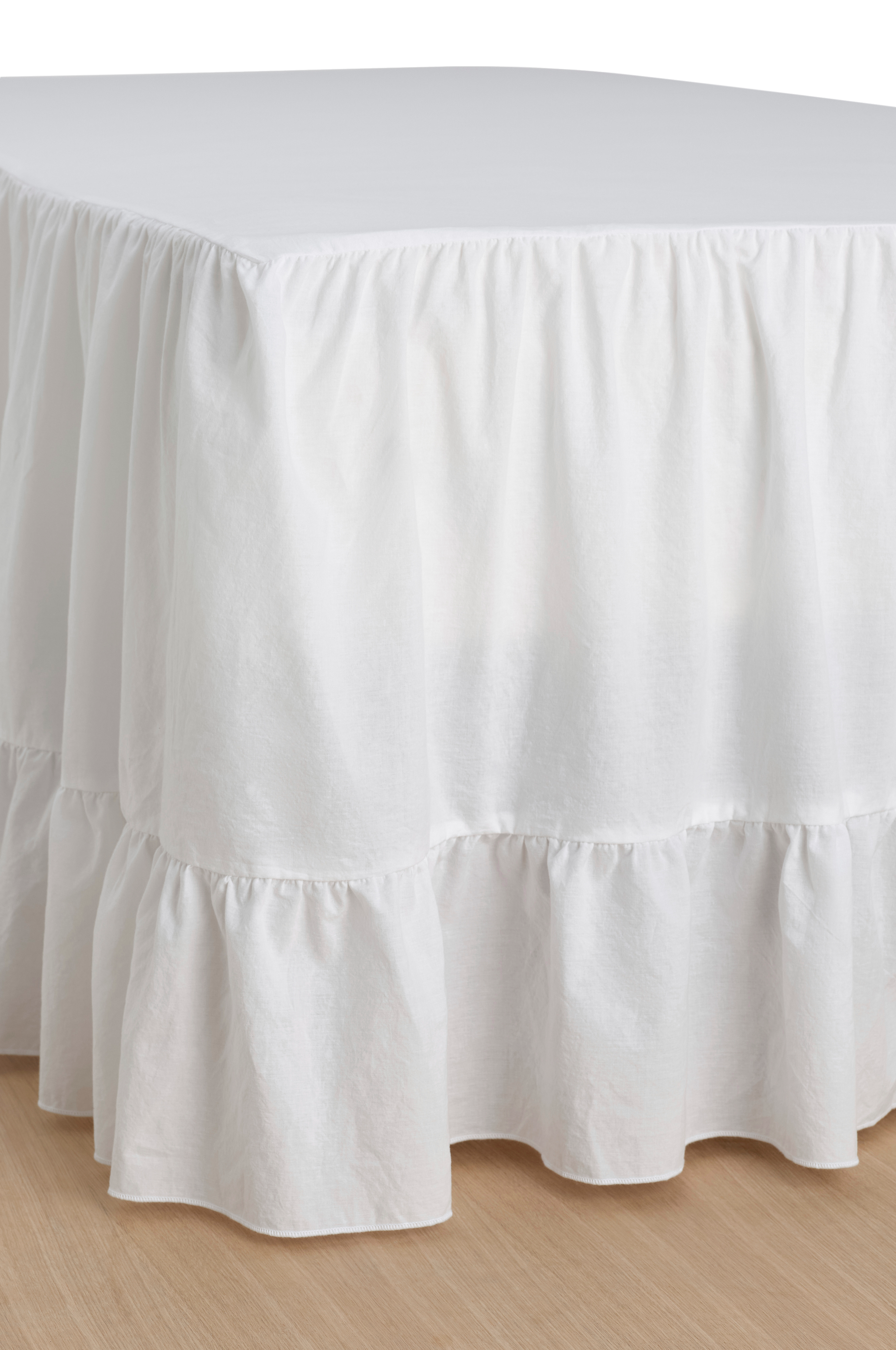 Sengekappe Juliette Giant i vasket bomull 60 cm