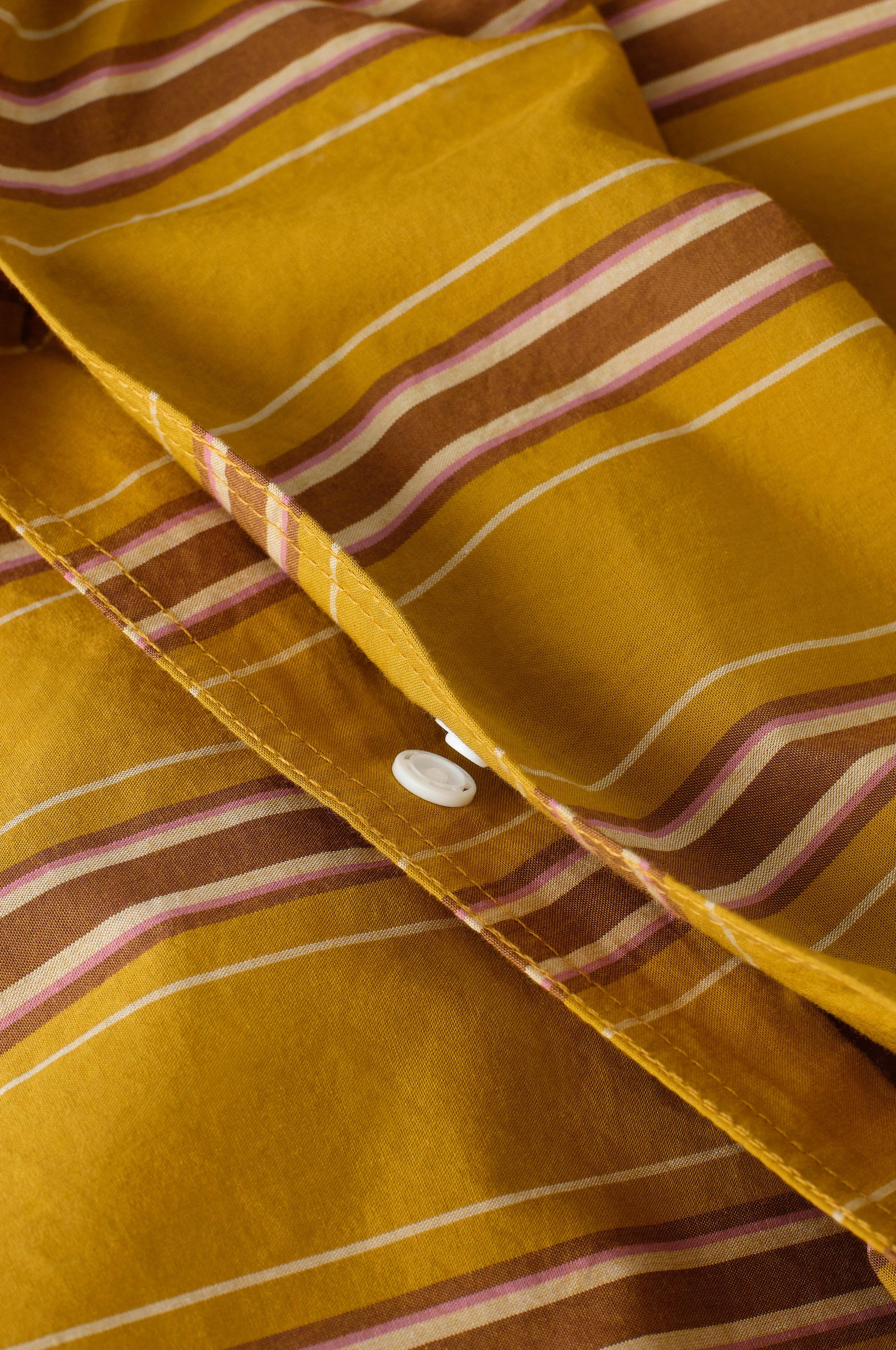 Sengesett Avery Stripe i bomullspercale 2 eller 3 stykker