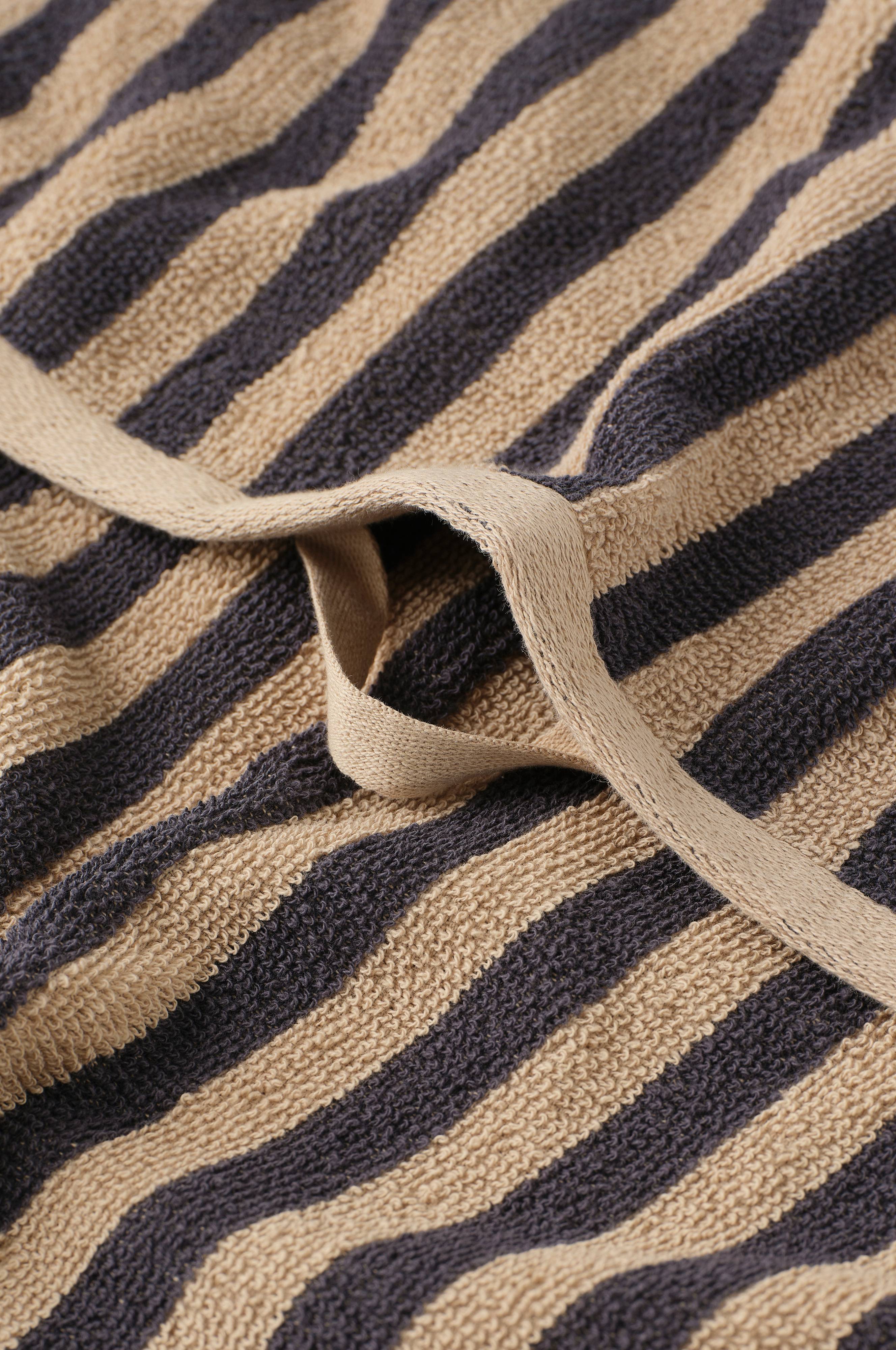 Sett med frottéhåndklær Stripe 2 deler