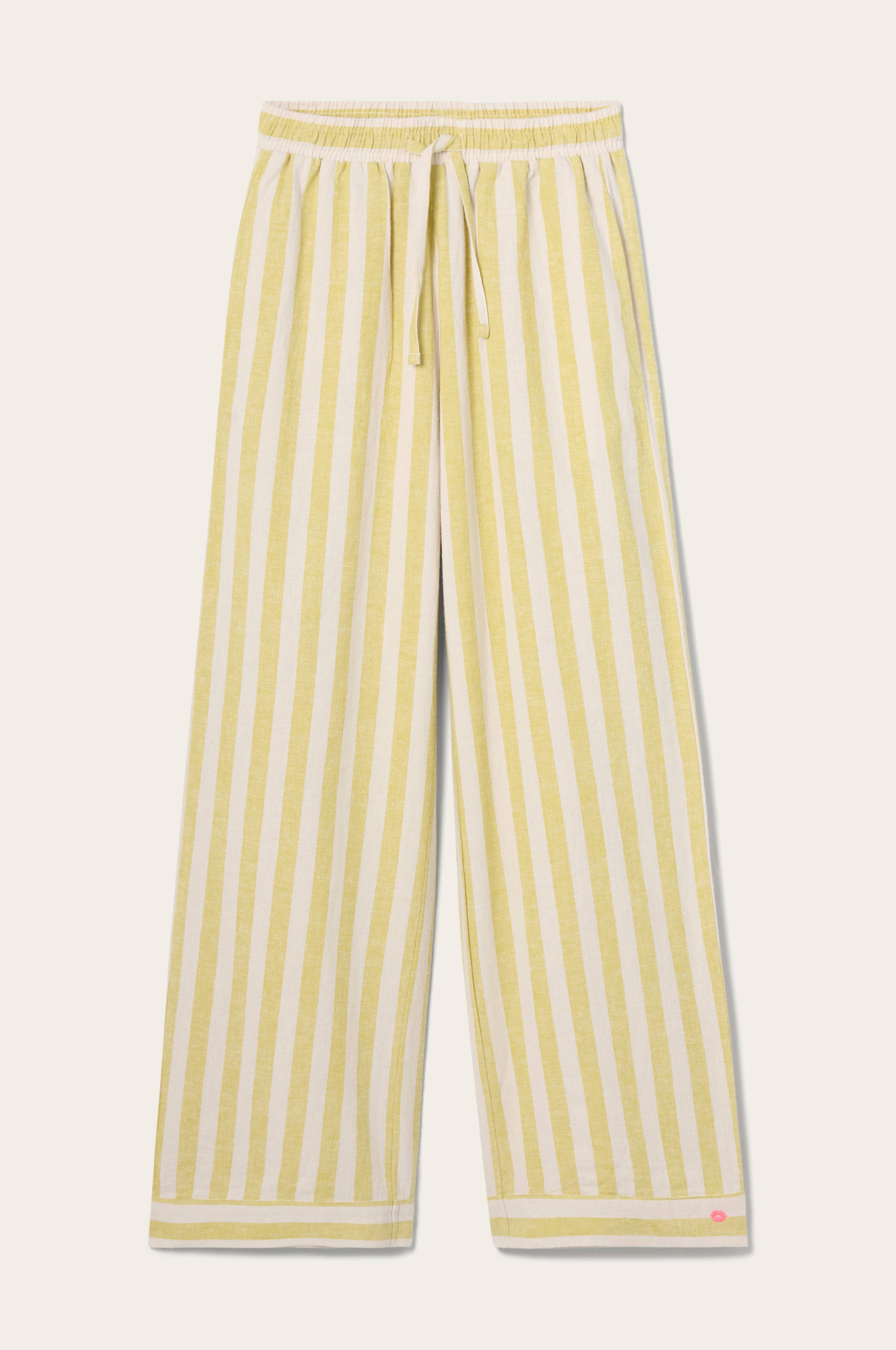 Pysjbukser Elly Classic Stripe i resirkulert halvlinne