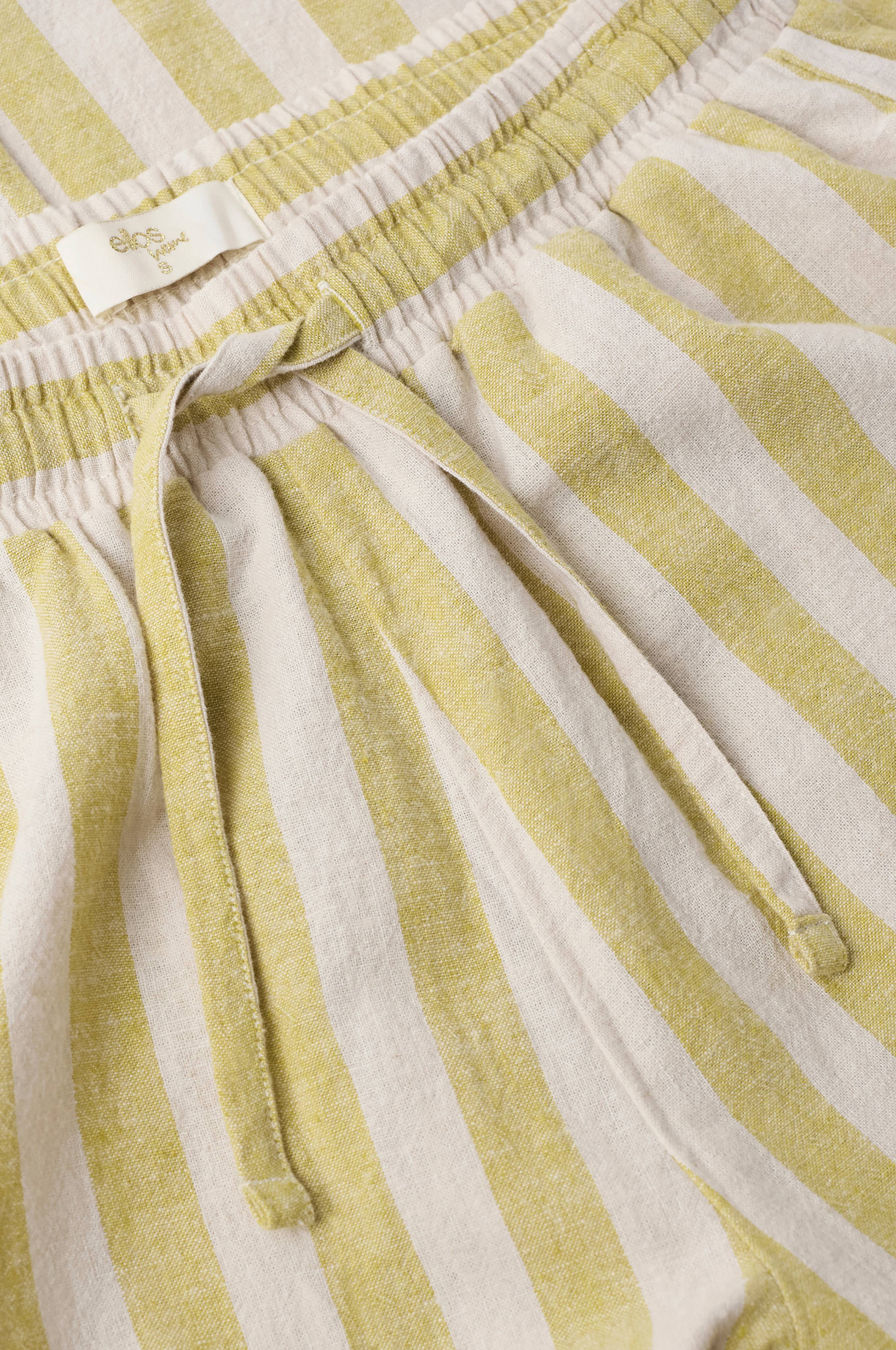 Pysjbukser Elly Classic Stripe i resirkulert halvlinne