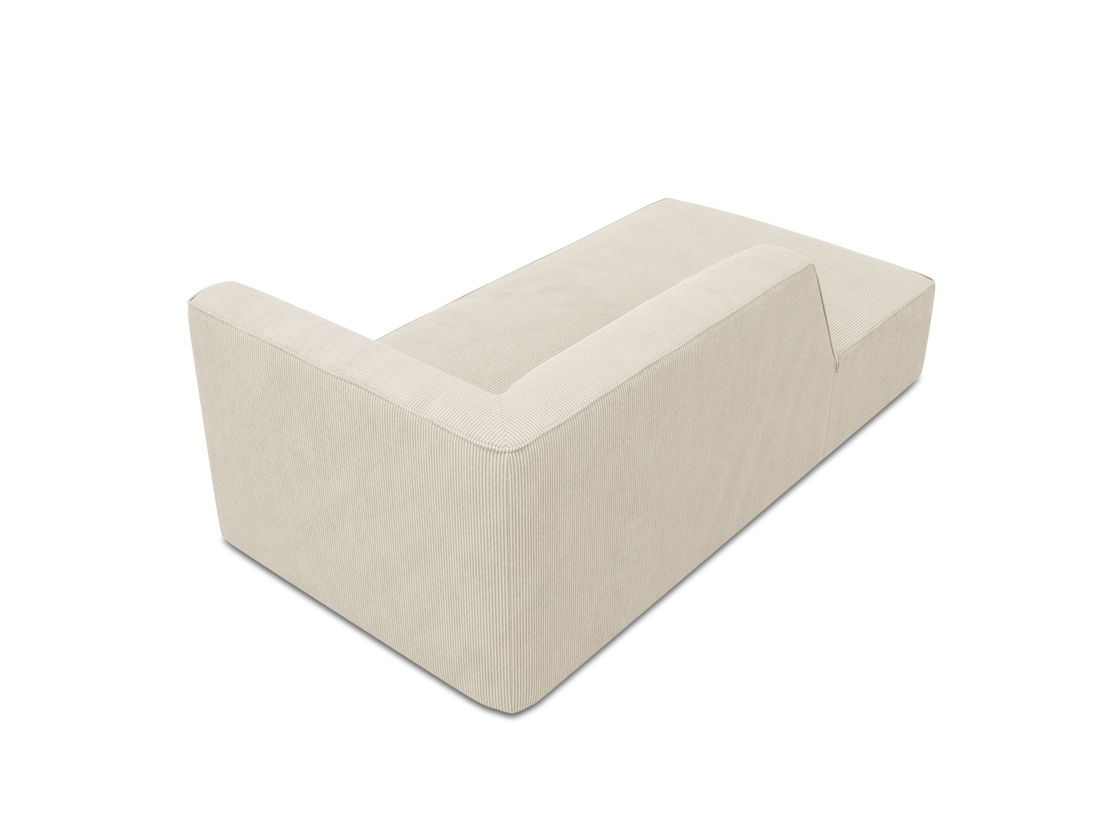 Chaise Longue Left, "Ruby", 1 Seat, 93x180x69