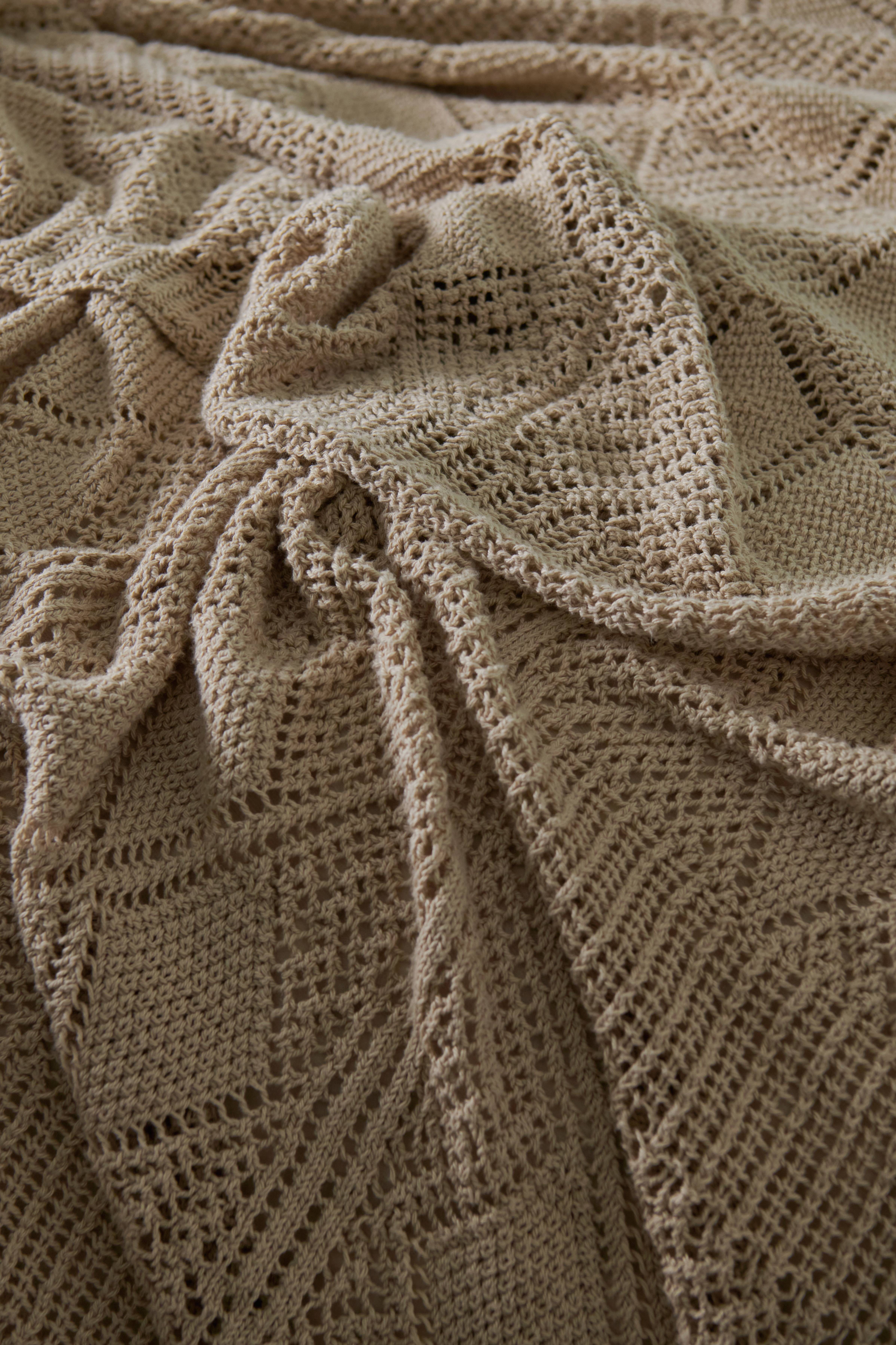Sengeteppe / pledd Juliette Crochet