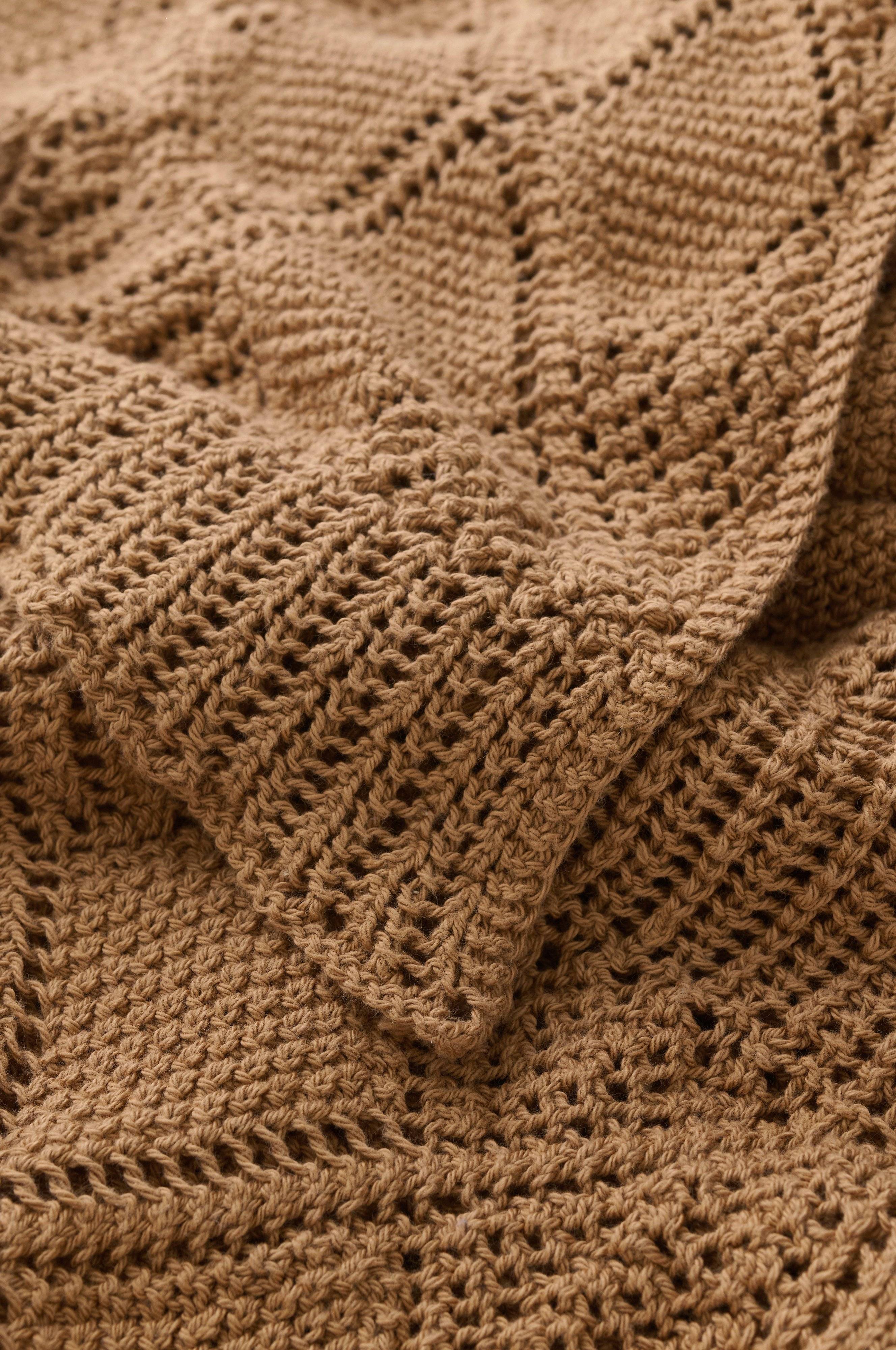 Sengeteppe / pledd Juliette Crochet