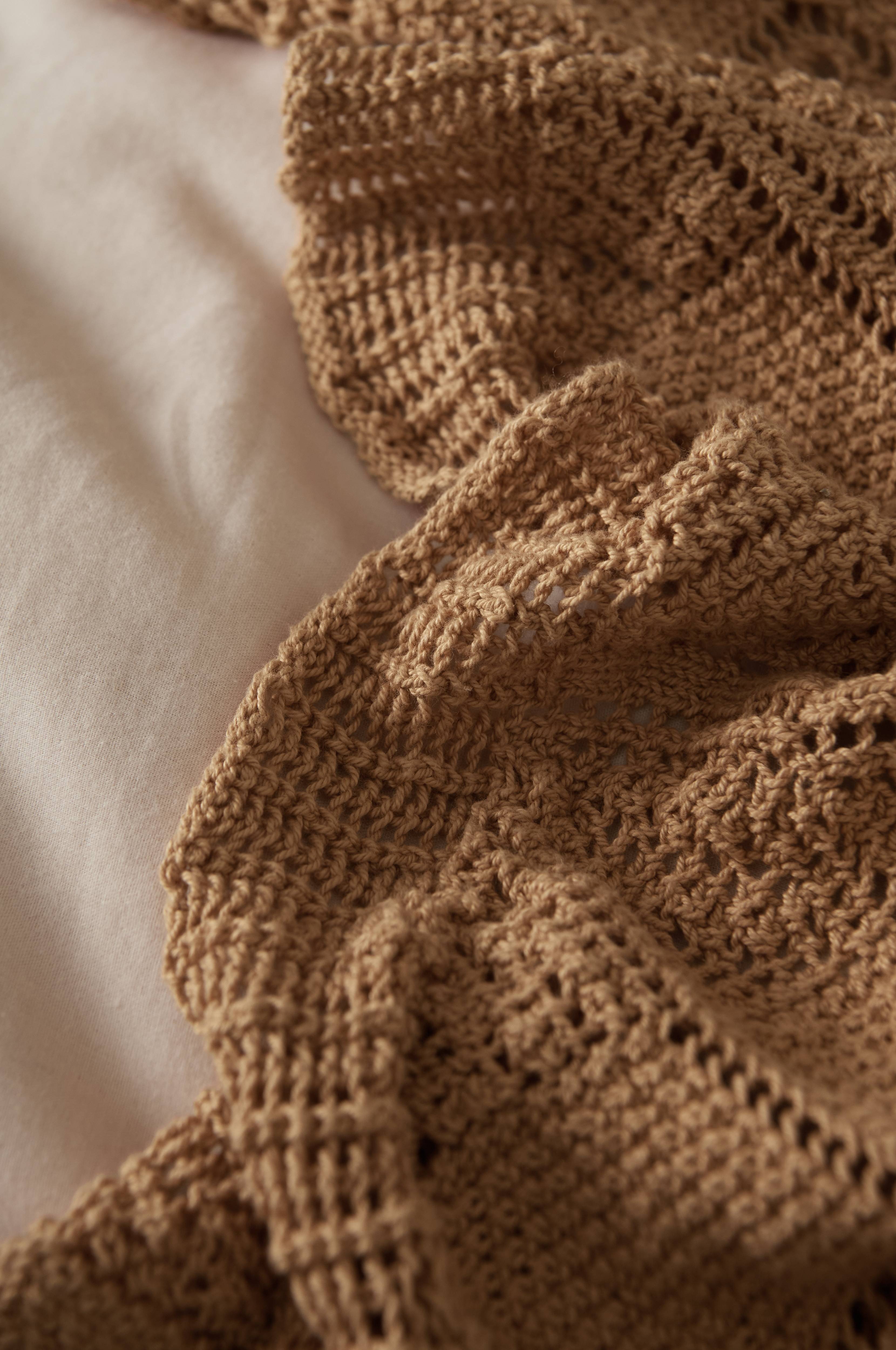 Sengeteppe / pledd Juliette Crochet