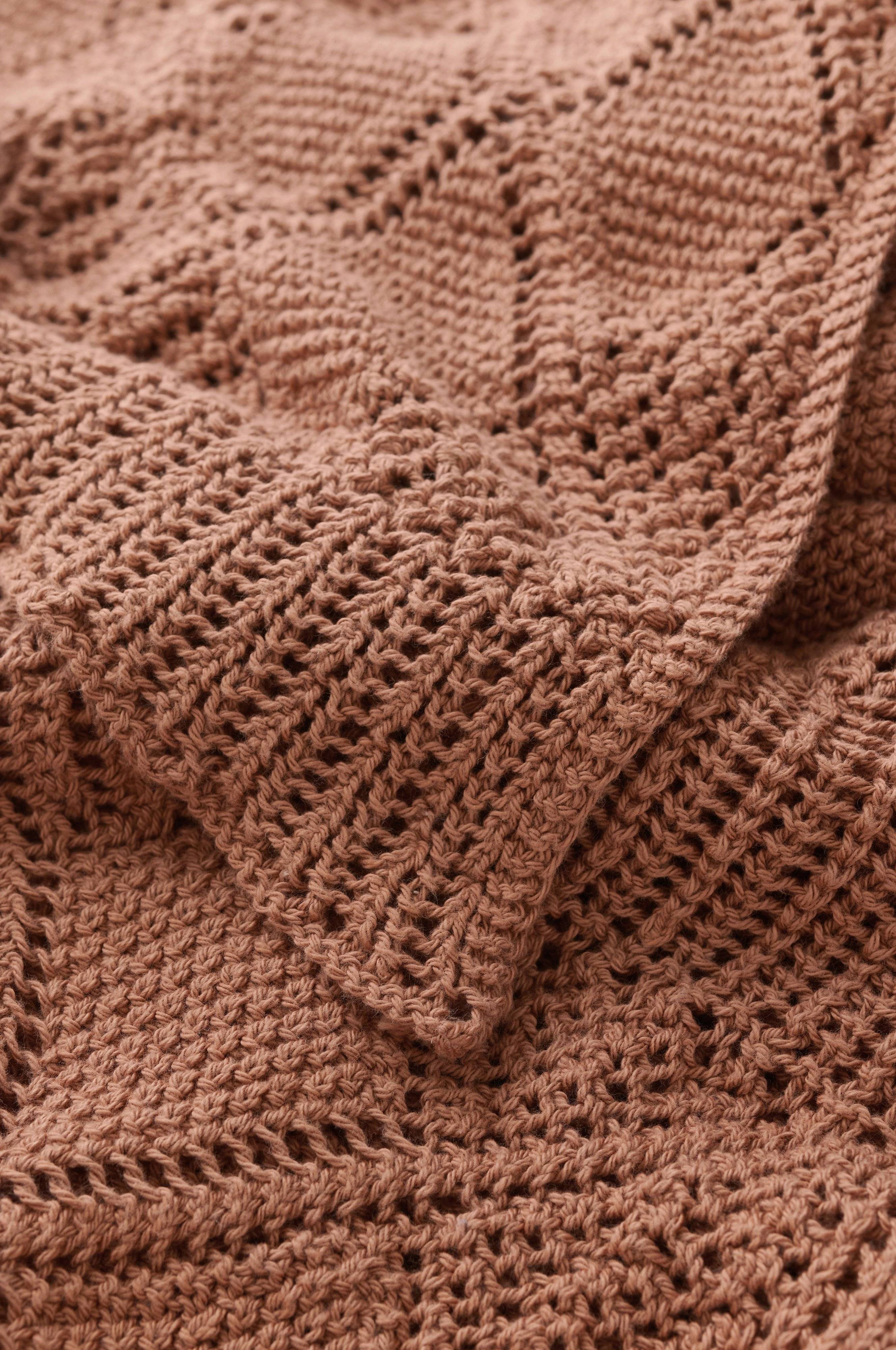 Sengeteppe / pledd Juliette Crochet