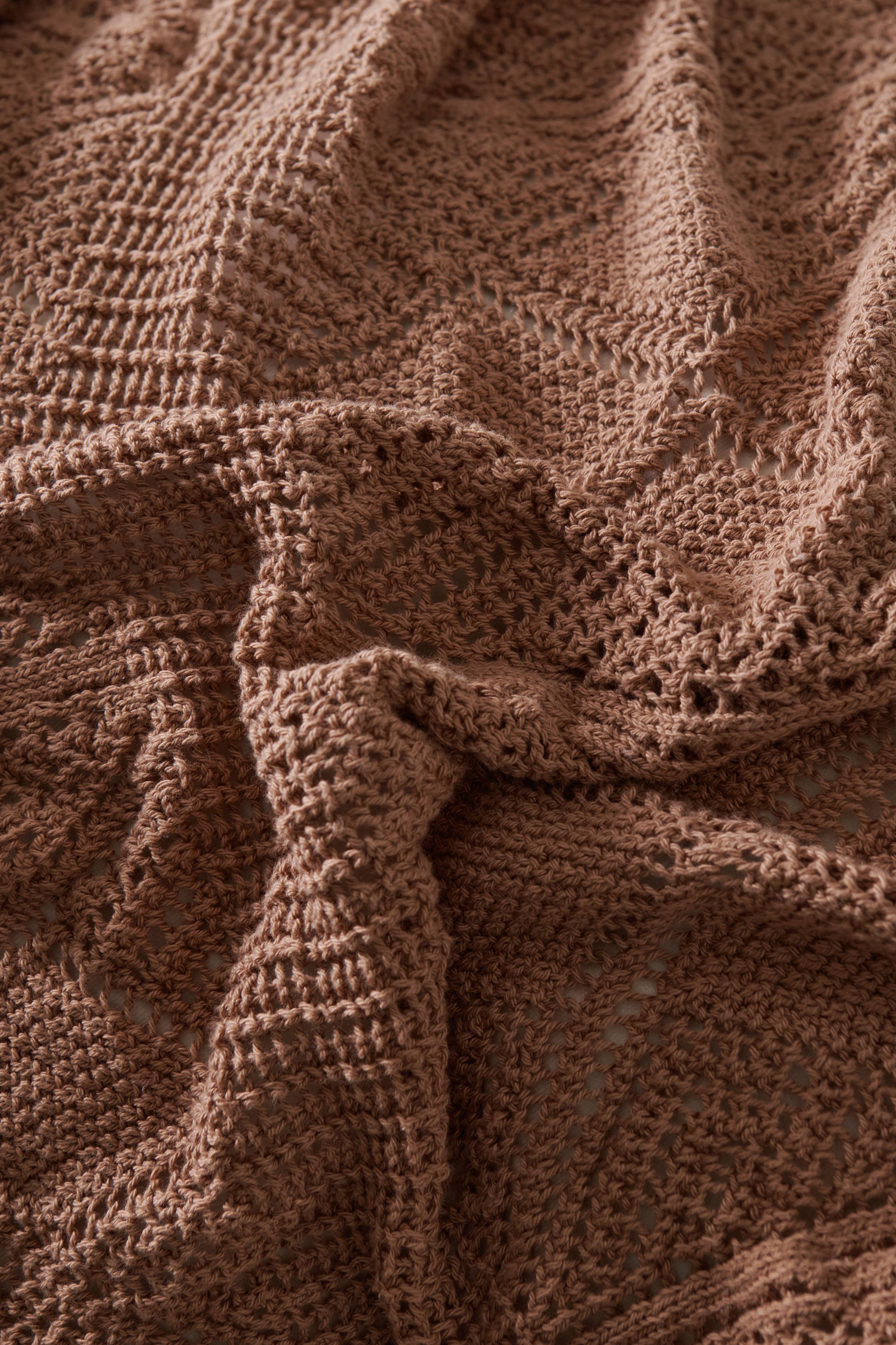 Sengeteppe / pledd Juliette Crochet