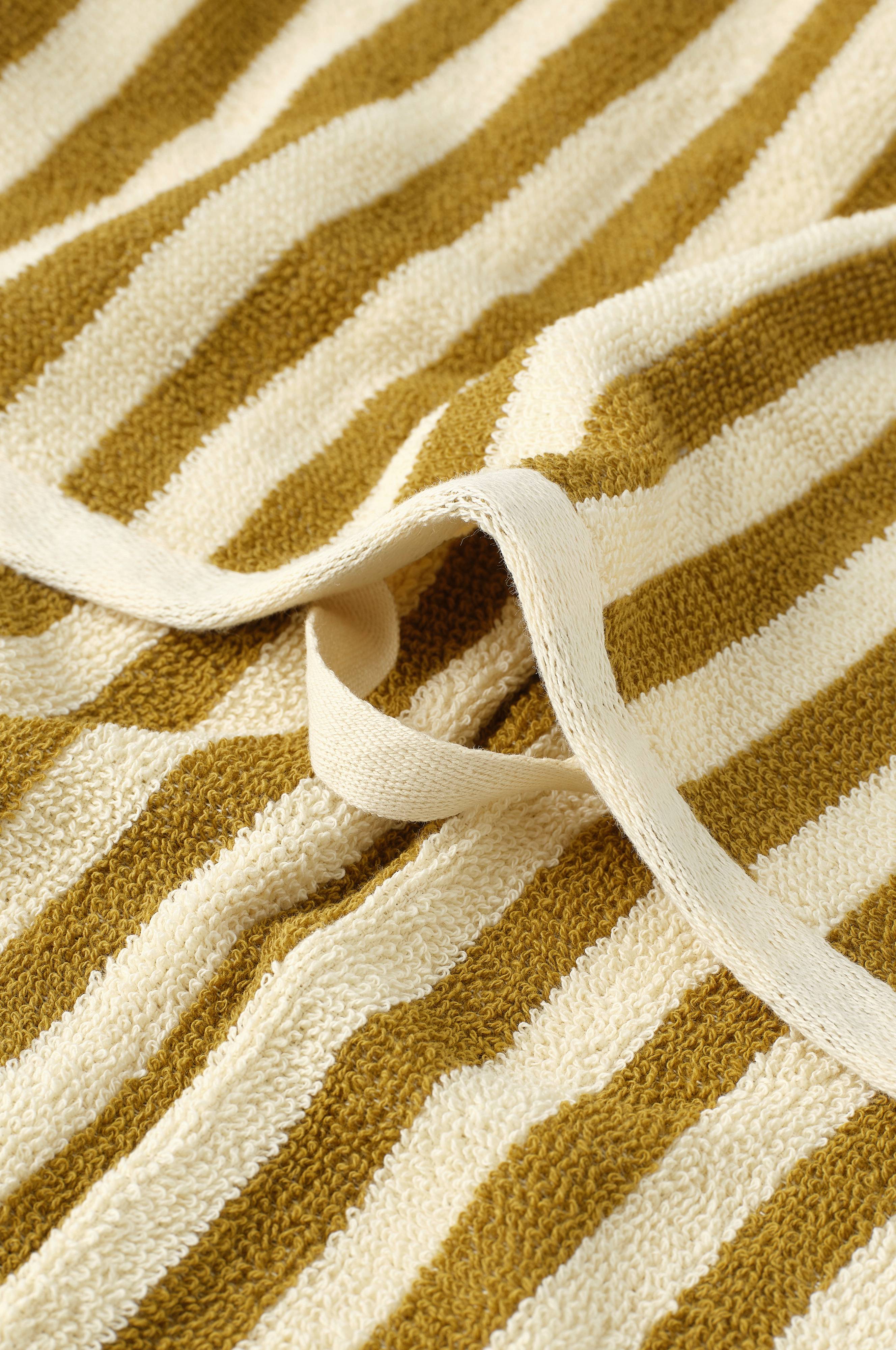 Sett med frottéhåndklær Stripe 4 deler