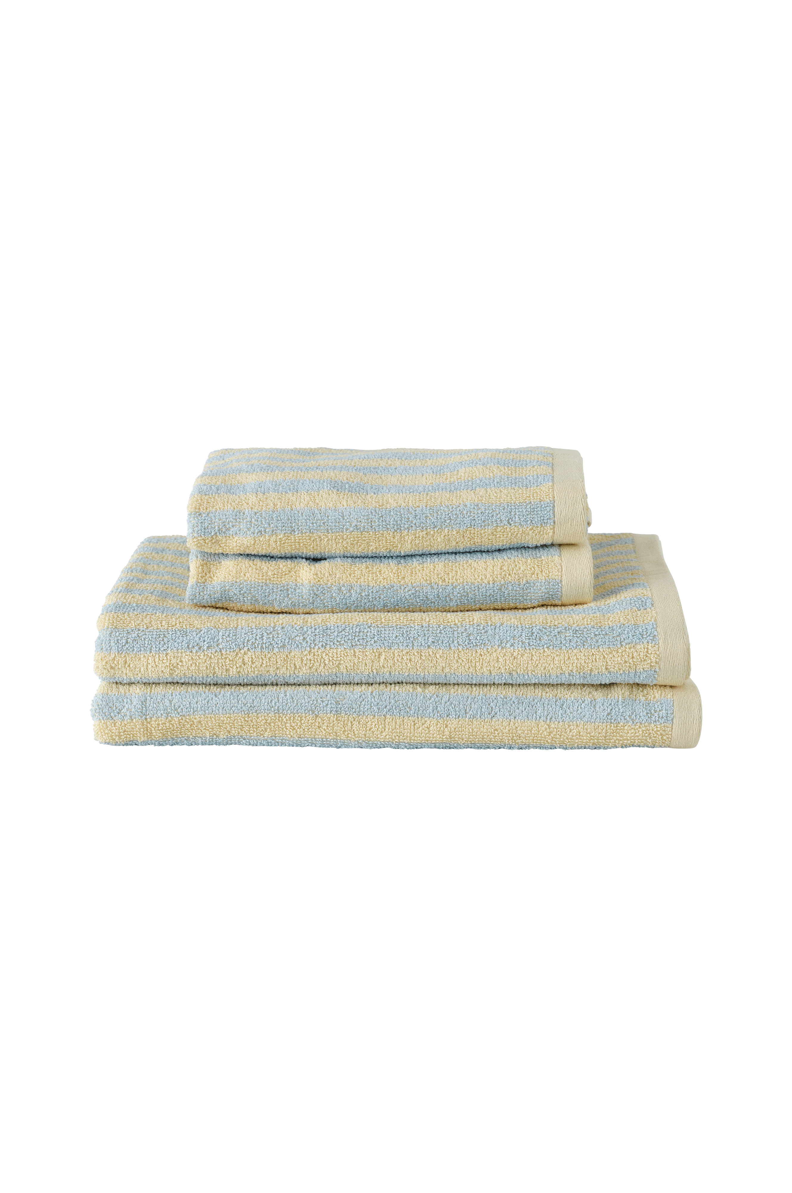 Sett med frottéhåndklær Stripe 4 deler